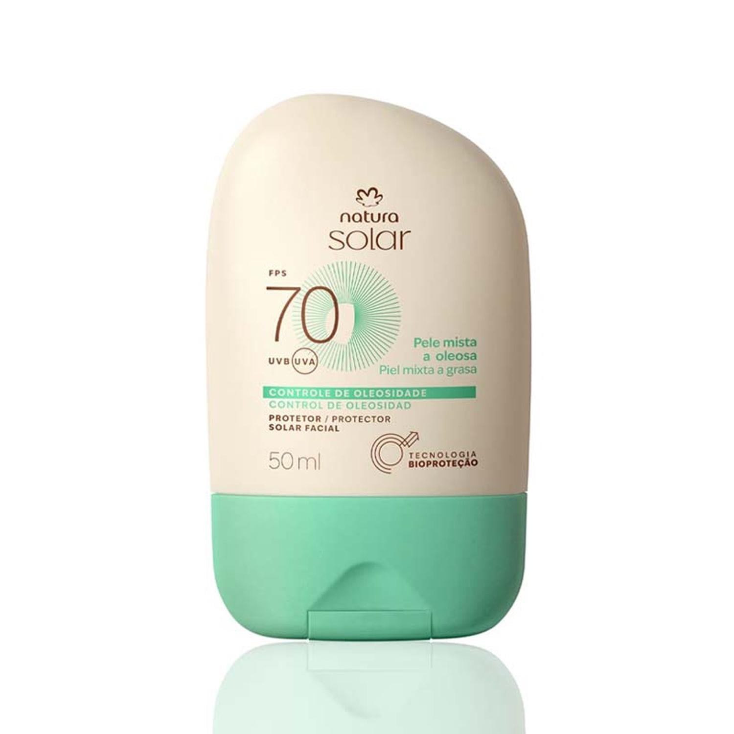 PROTECTOR SOLAR FACIAL PIEL MIXTA OLEOSA FPS70 NATURA SOLAR - 1