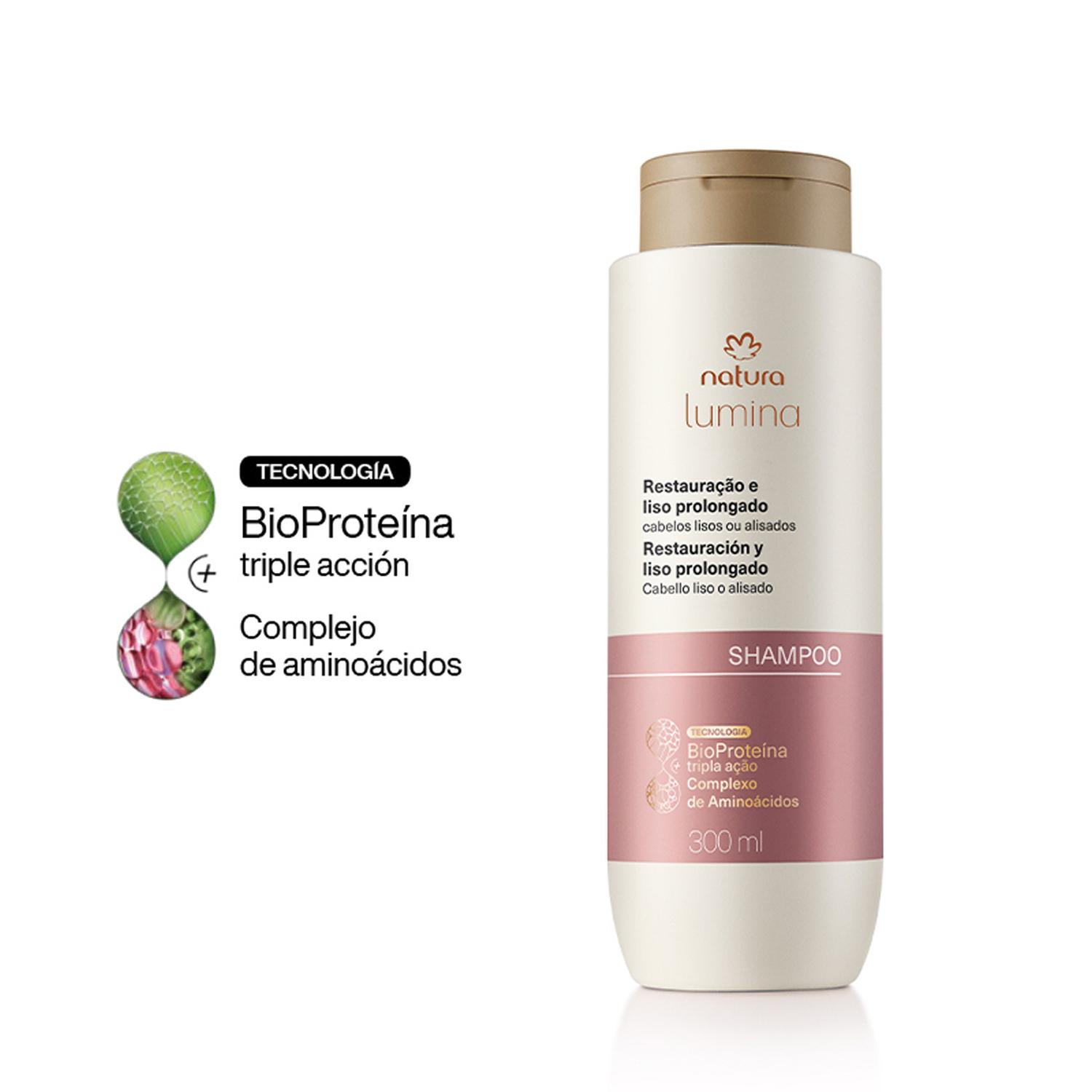 LUMINA SHAMPOO RESTAURADOR RESTAURACIÓN Y LISOS PROLONGADOS 300 ML - 1