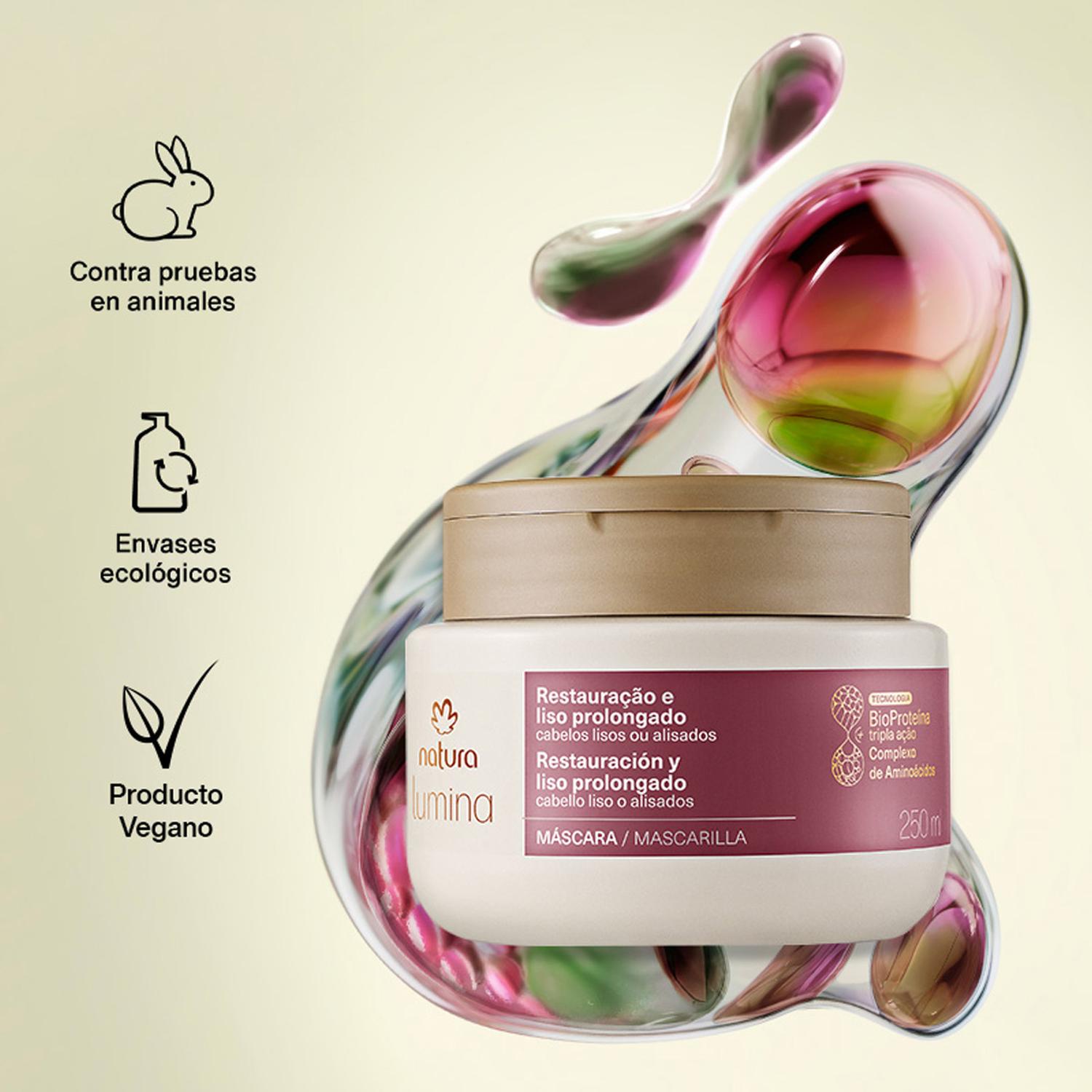 LUMINA MÁSCARA RESTAURADORA RESTAURACIÓN Y LISOS PROLONGADOS 250 ML - 2