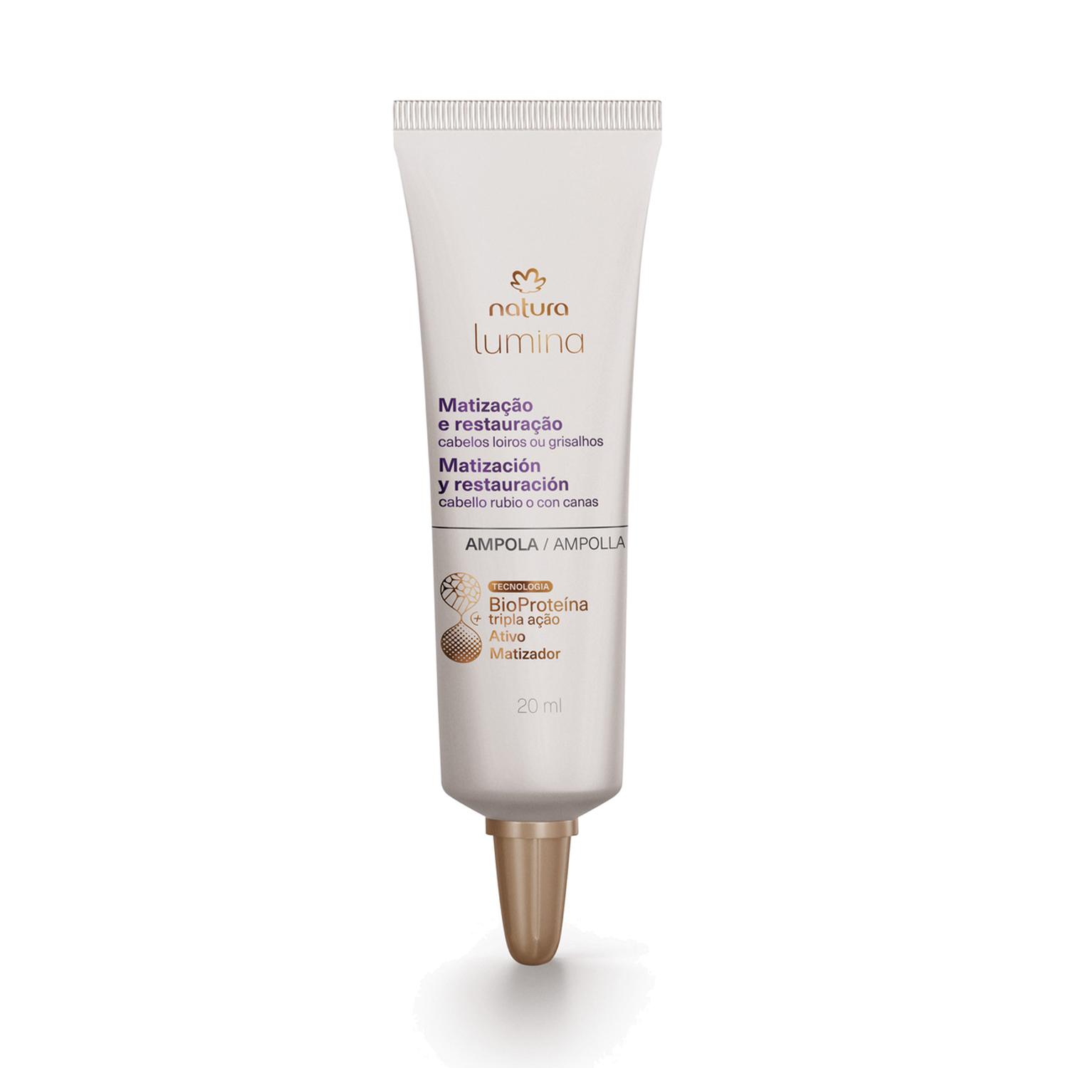 LUMINA AMPOLLA RESTAURACIÓN ANTIAMARILLAMIENTO RUBIOS Y CANAS 4UND X 20 ML - 1