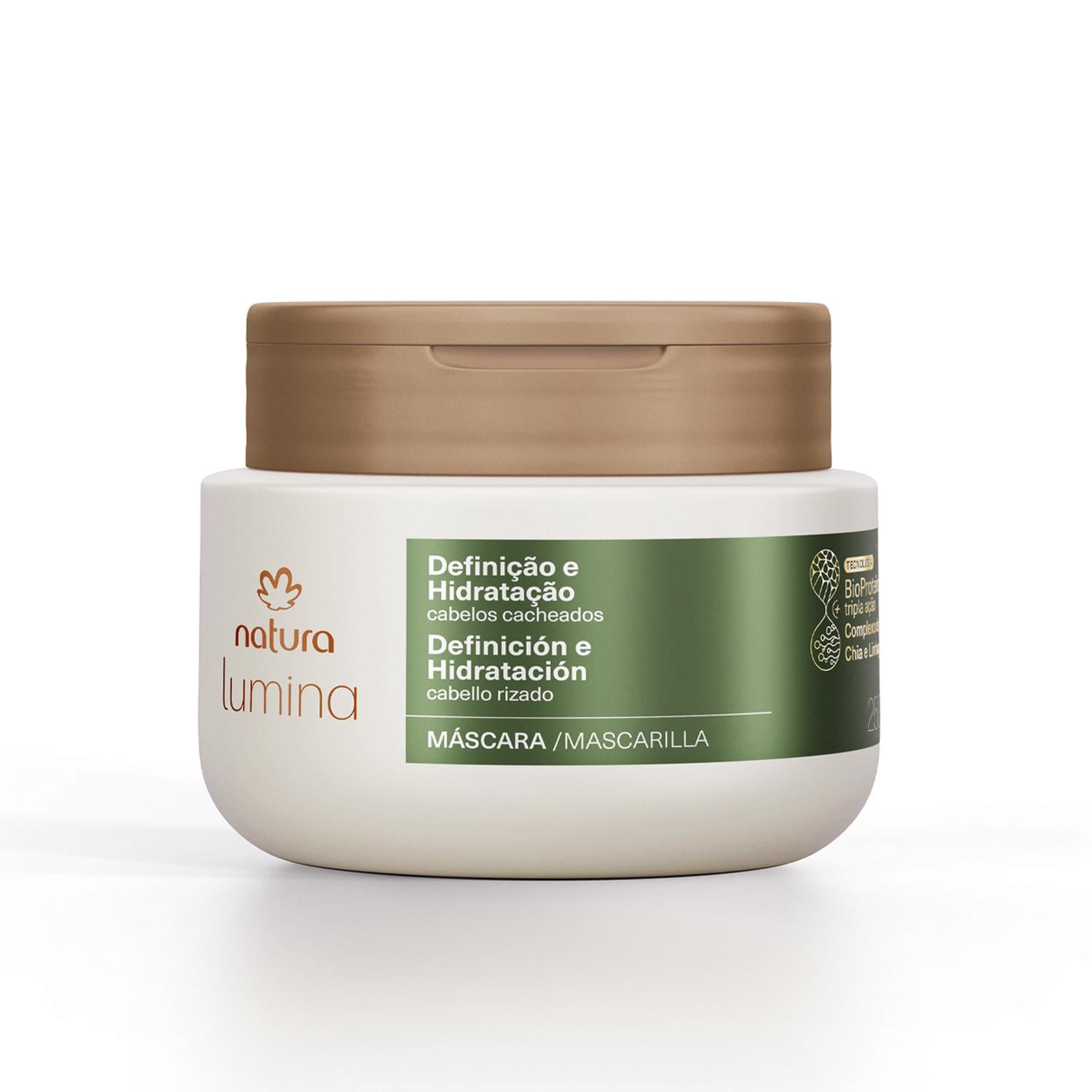 LUMINA MÁSCARA RECUPERADORA DEFINICIÓN E HIDRATACIÓN RIZOS 250 ML - 1