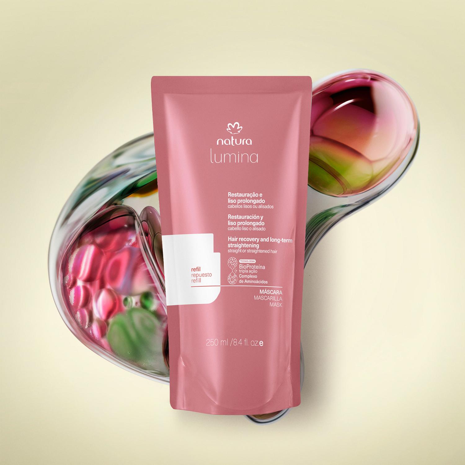 LUMINA REPUESTO MÁSCARA RESTAURADORA RESTAURACIÓN Y LISOS PROLONGADOS 250 ML - 2
