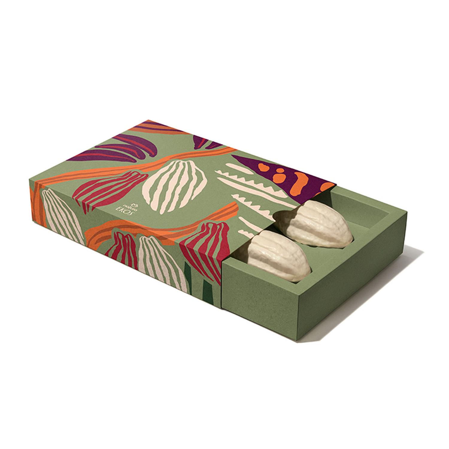 EKOS CACAO JABONES EN BARRA TALLADOS 4X 100G - 1