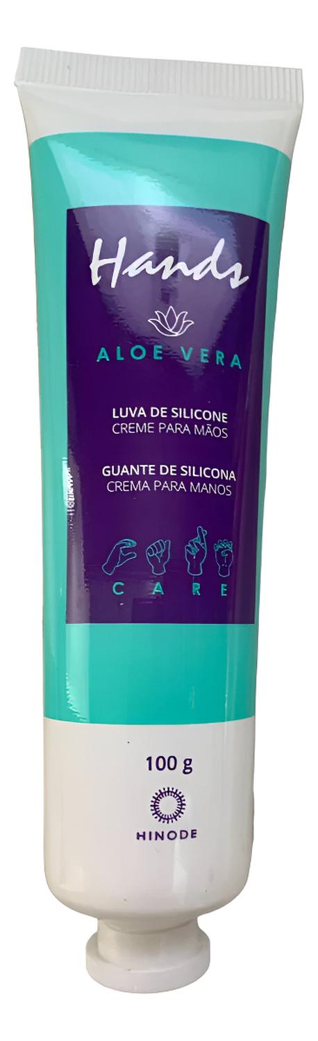 HANDS CREMA DE MANOS GUANTE DE SILICONA CON ALOE - 1