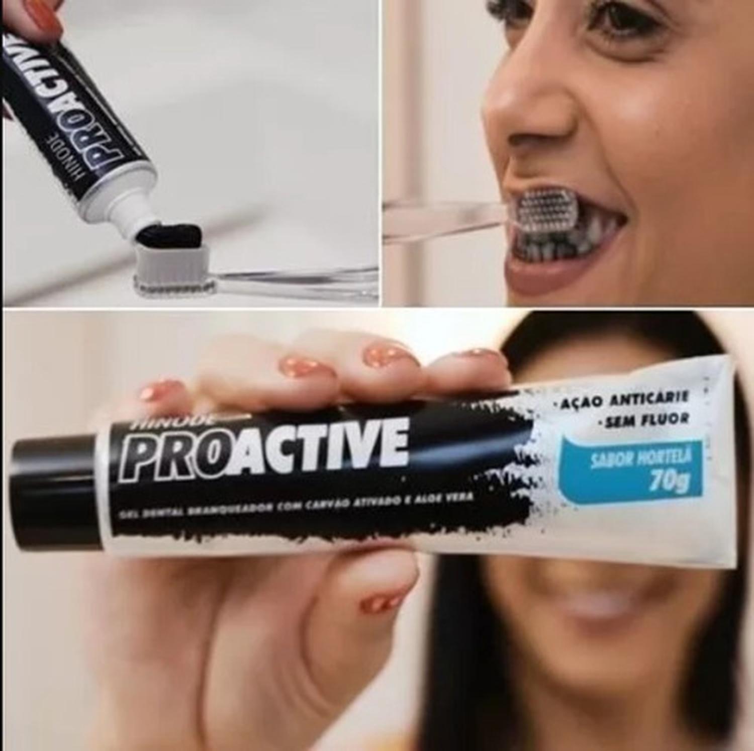 PROACTIVE PASTA DENTAL CARBÓN ACTIVADO ALOE VERA X3 - 4