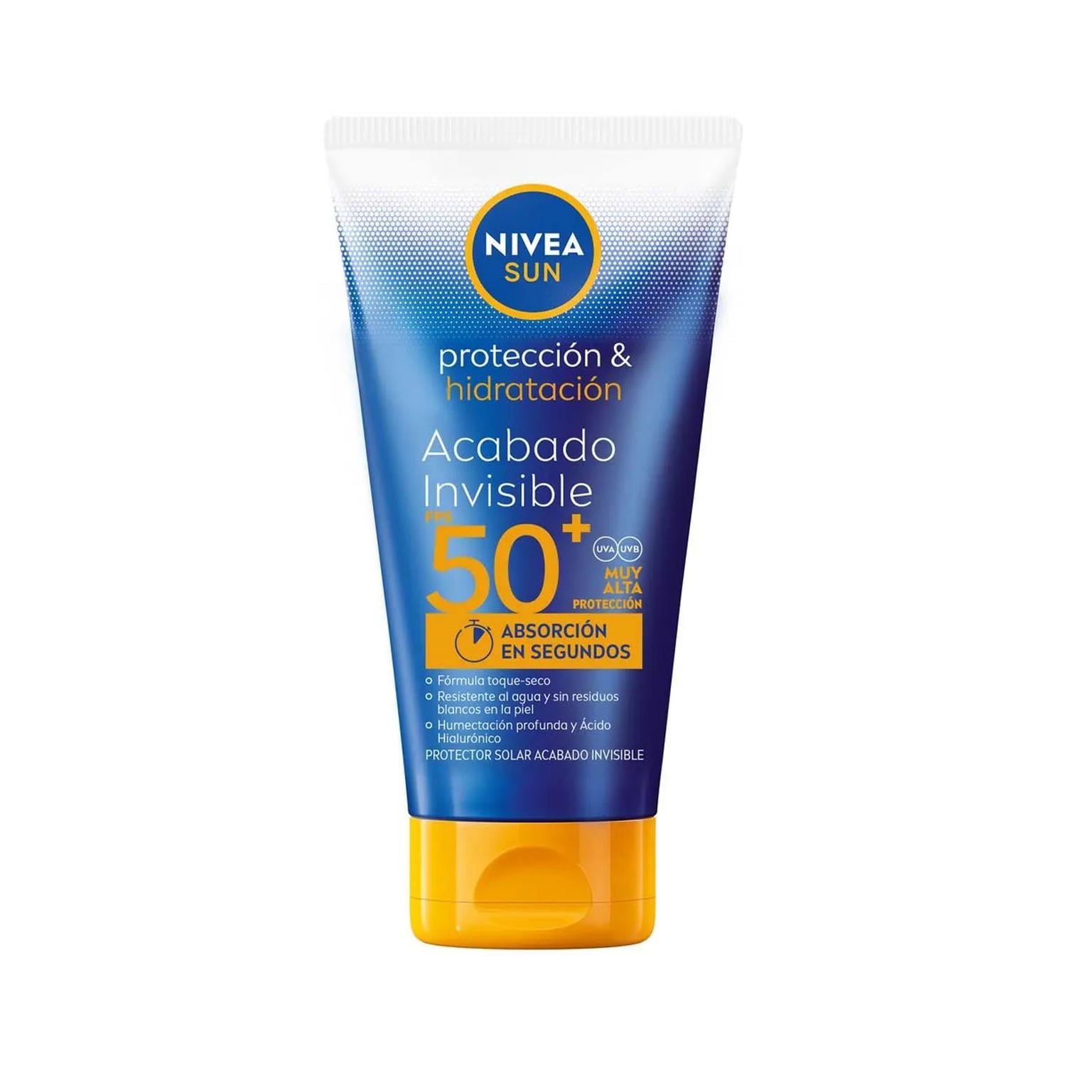 PROTECTOR SOLAR NIVEA SUN PROTEGE Y HIDRATA ACABADO INVISIBLE 150ML - 1