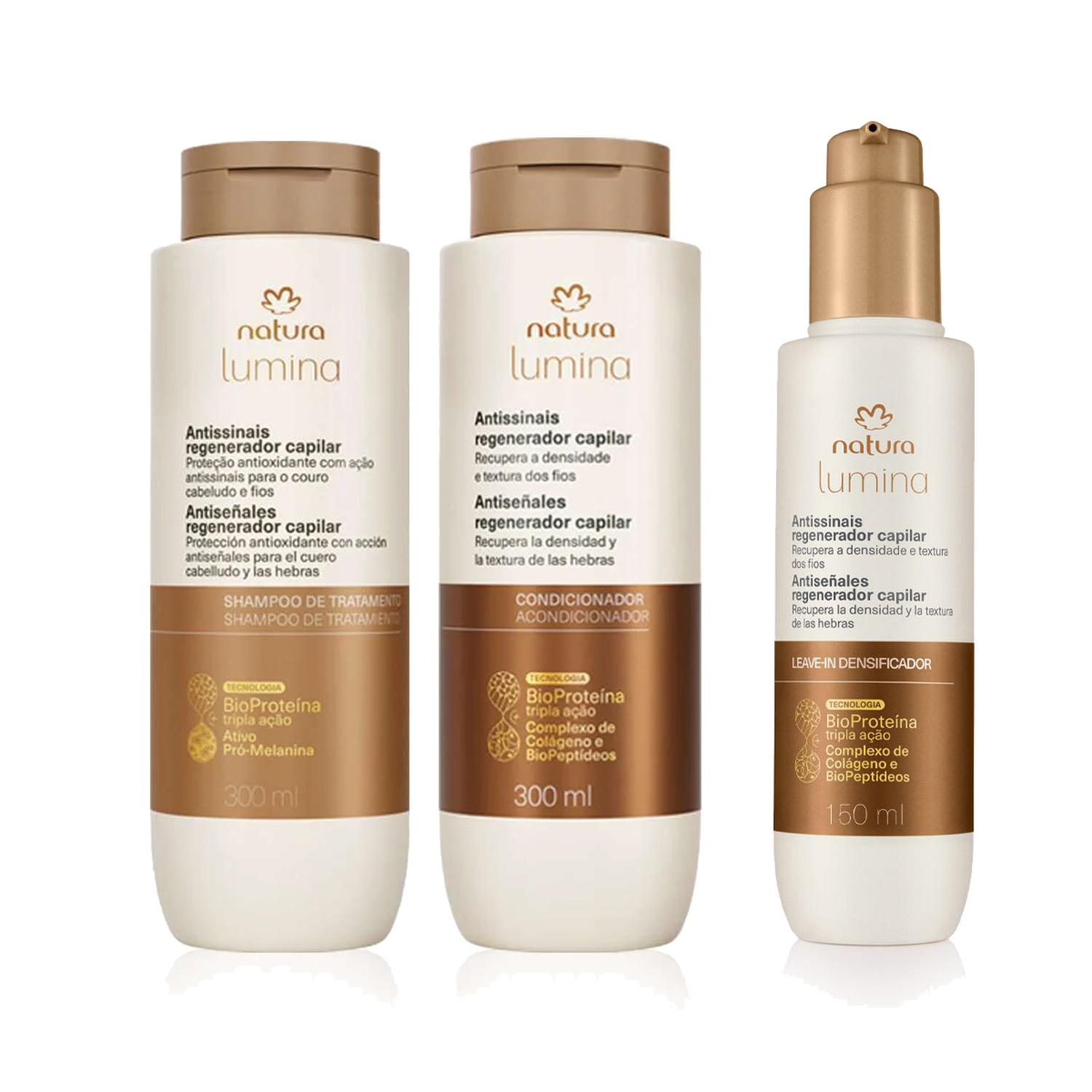 KIT X3 LUMINA ANTIEDAD SH ACC Y LEAVE IN - 1