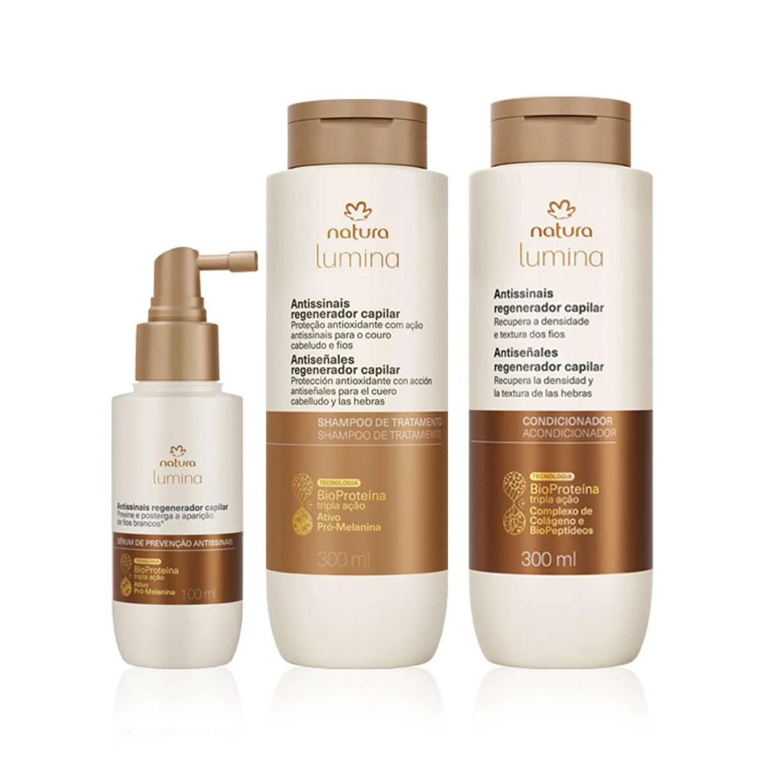 KIT X3 LUMINA ANTIEDAD SH ACC Y SERUM - 1