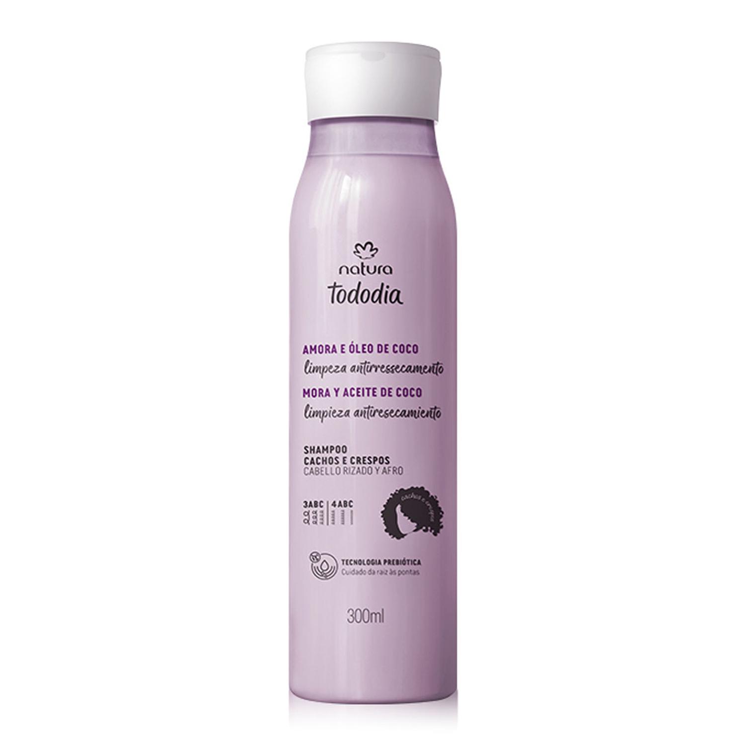 SHAMPOO HIDRATACIÓN MORA Y ACEITE DE COCO TODODIA 300ML - 1