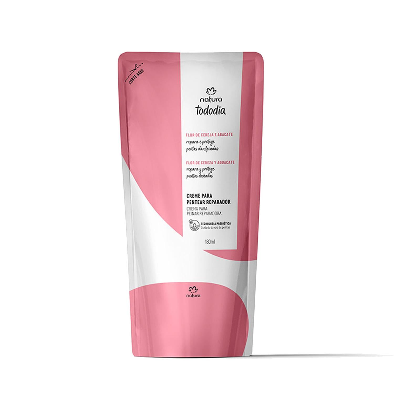 TODODIA FLOR DE CEREZA Y PALTA REPUESTO CREMA PARA PEINAR REPARADORA - 1
