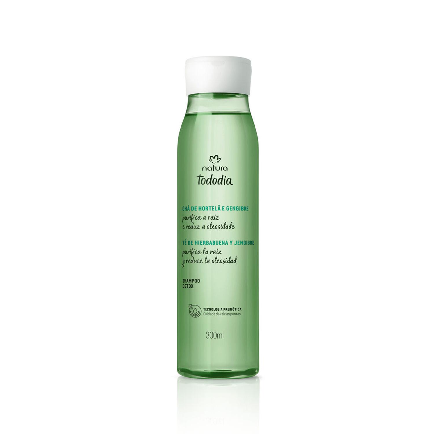 SHAMPOO DETOX CAPILAR TÉ DE MENTA Y JENGIBRE TODODIA 300ML - 1