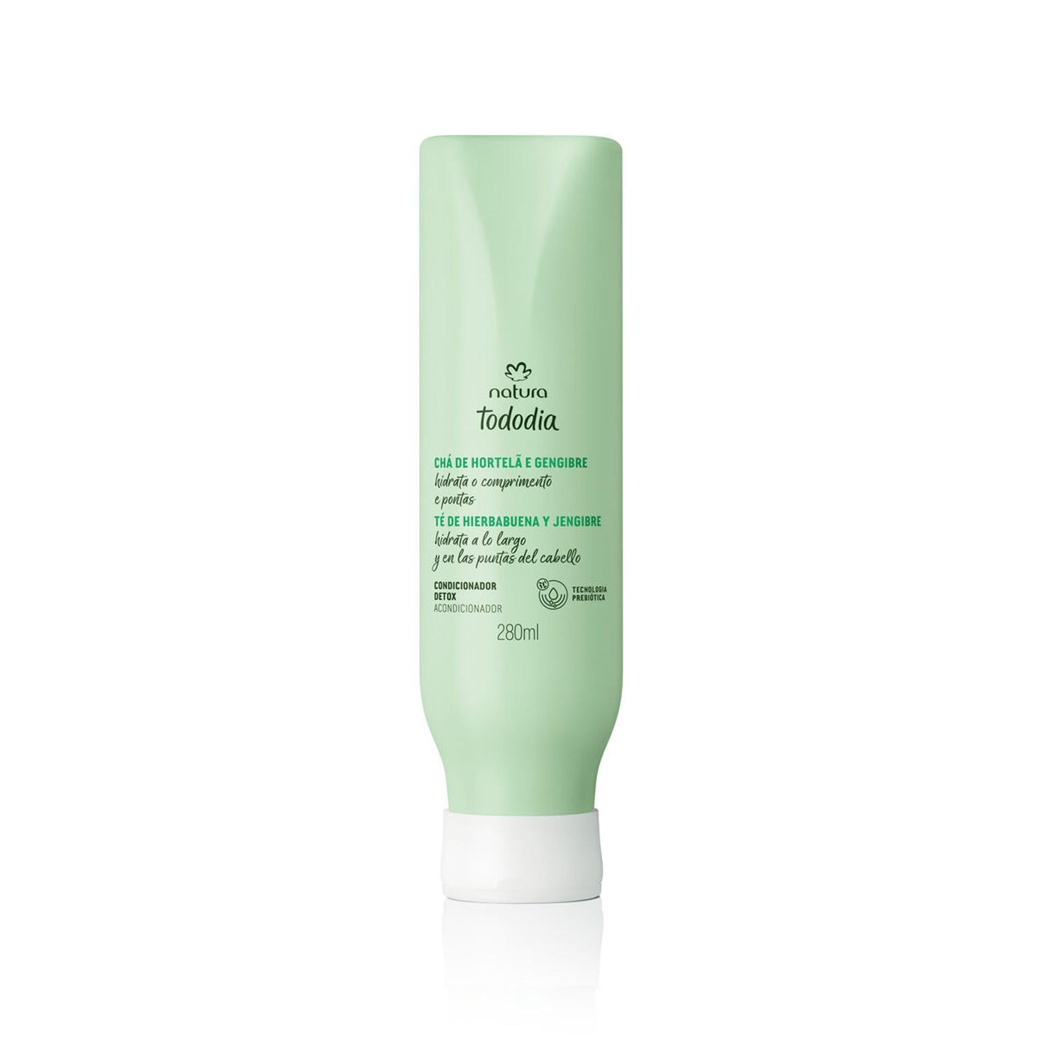 ACONDICIONADOR DETOX CAPILAR TÉ DE MENTA Y JENGIBRE TODODIA 300ML - 1