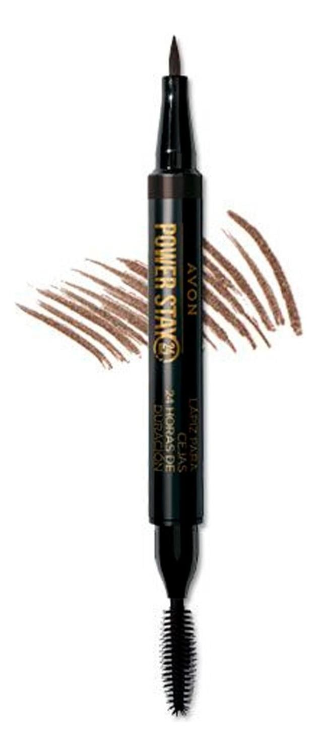 DELINEADOR DUAL PARA CEJAS BRUNETTE POWER STAY AVON - 1