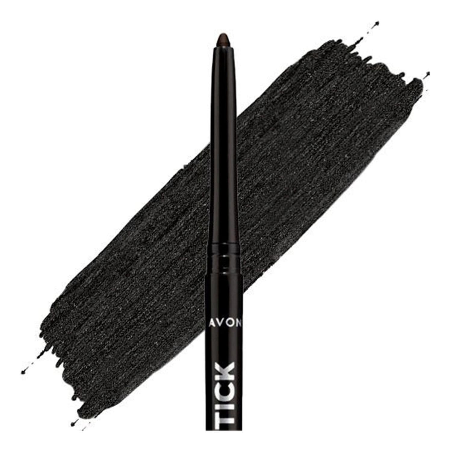 AVON DELINEADOR RETRÁCTIL OJOS GLIMMERSTICK BLACKEST BLACK BLACKEST BLACK - 2