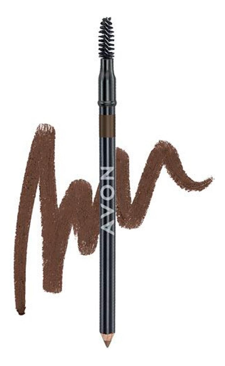 LÁPIZ PARA CEJAS DARK BROWN AVON TRUE COLOR - 1