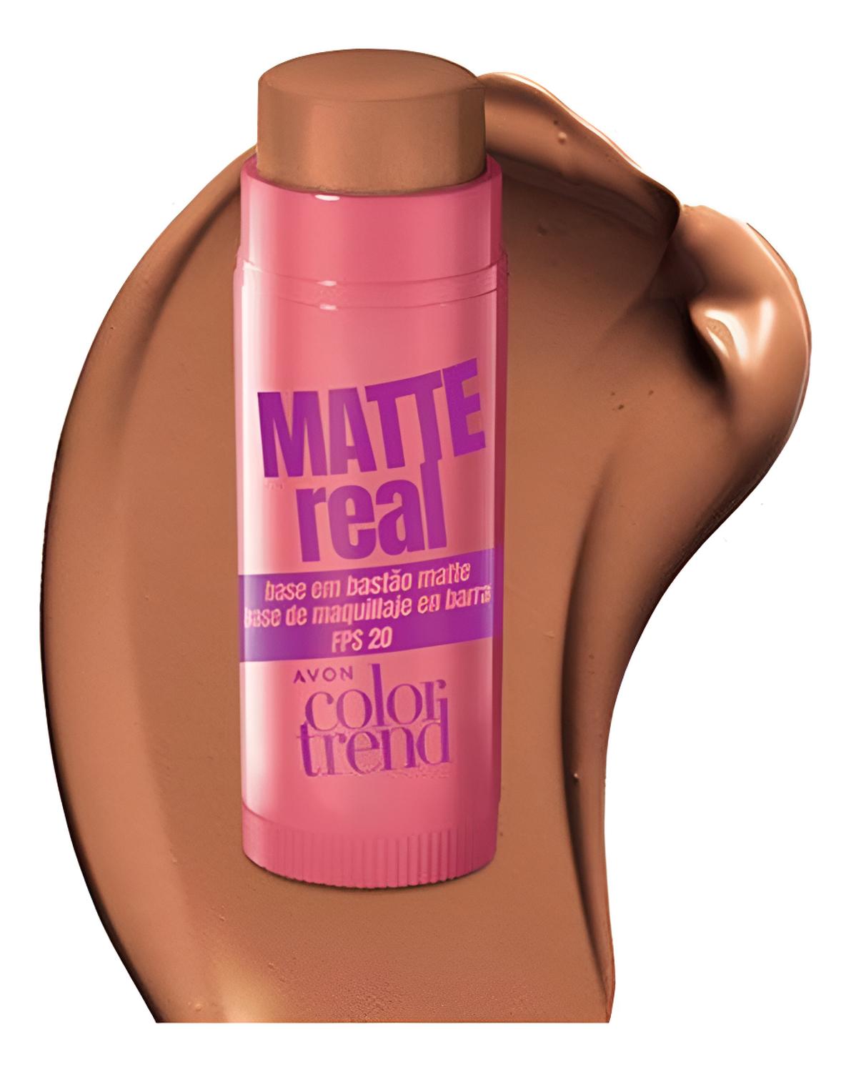 BASE MATE EN BARRA FPS 20 OSCURO MATTE REAL AVON - 1