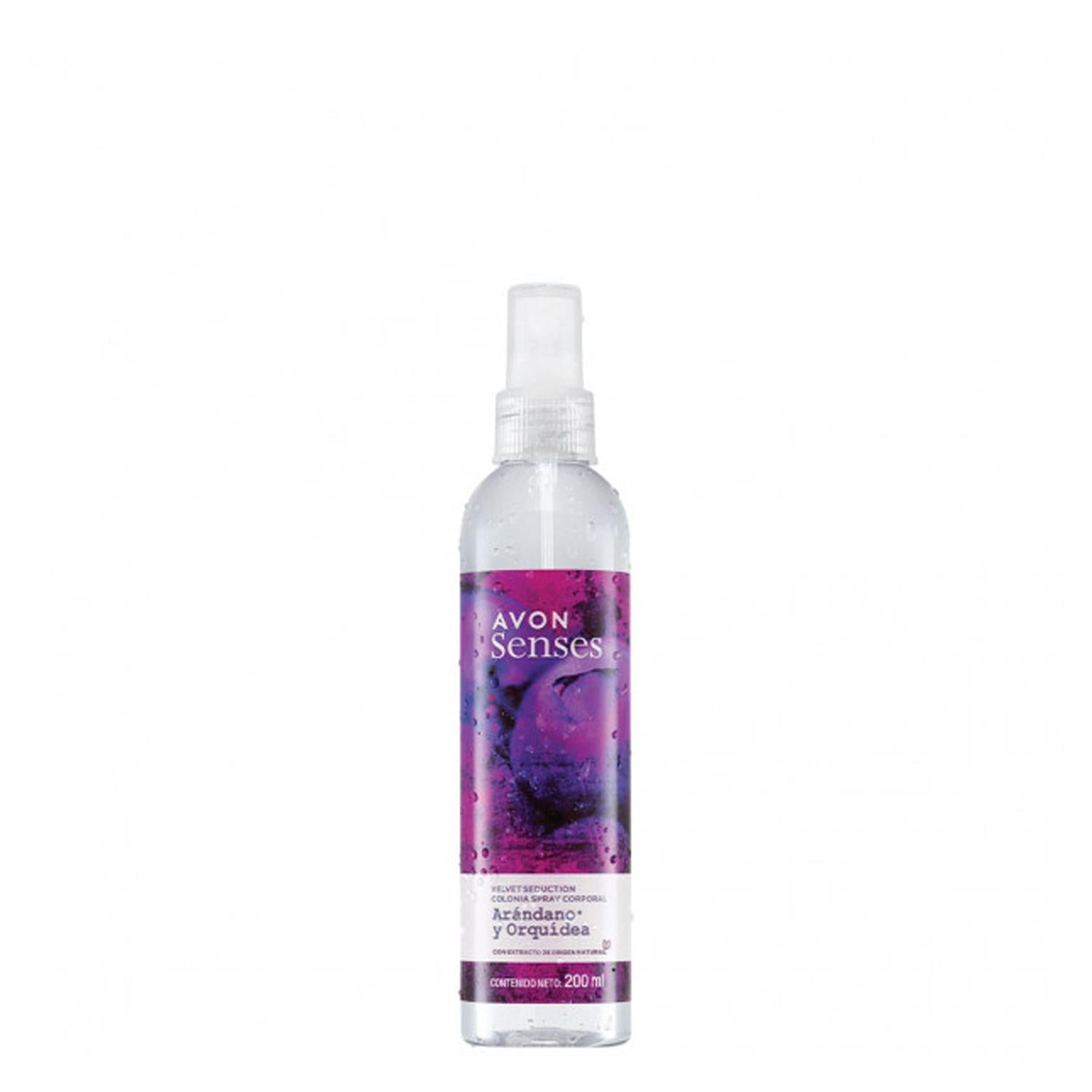 AVON SENSES ARÁNDANO Y ORQUÍDEA COLONIA CORPORAL 200 ML - 1