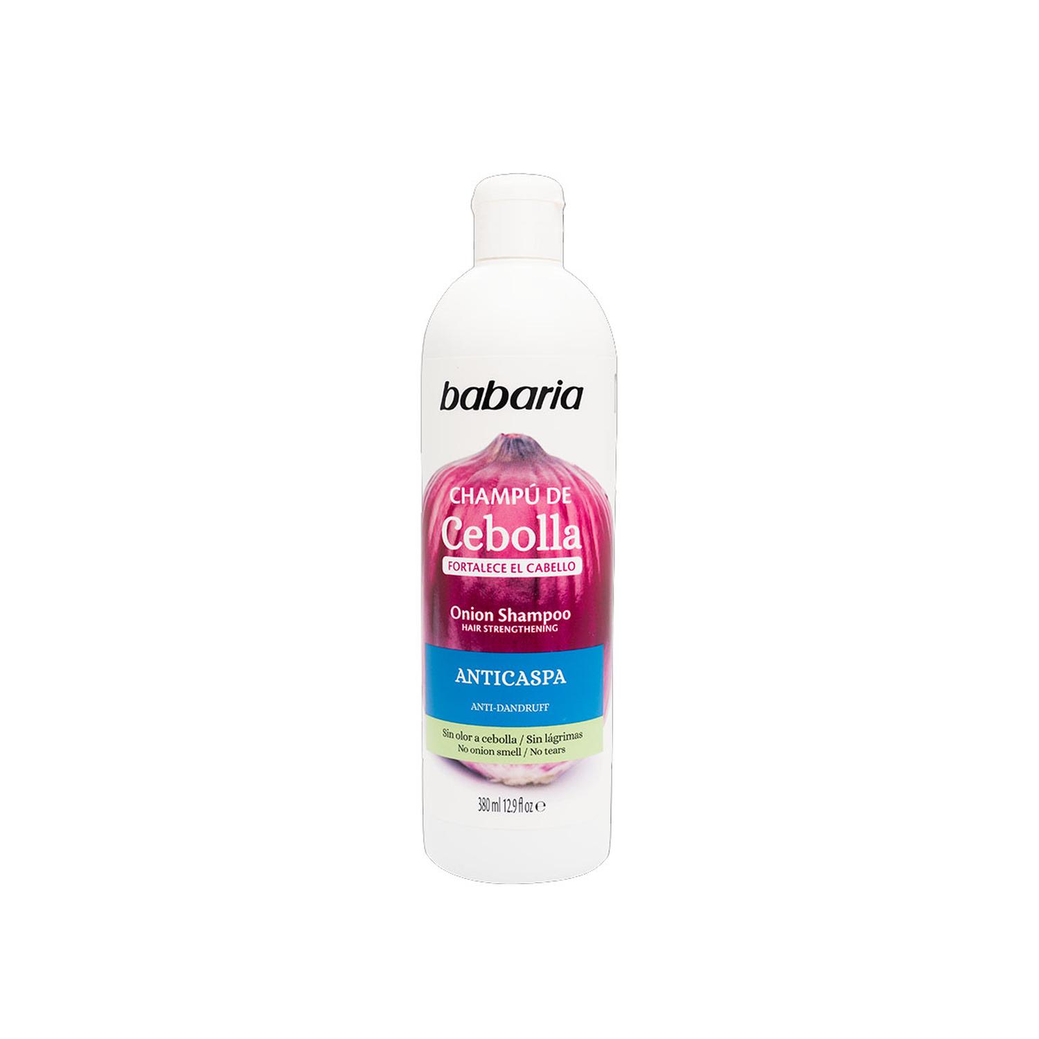CHAMPU DE CEBOLLA ANTICASPA 380ML BABARIA - 1
