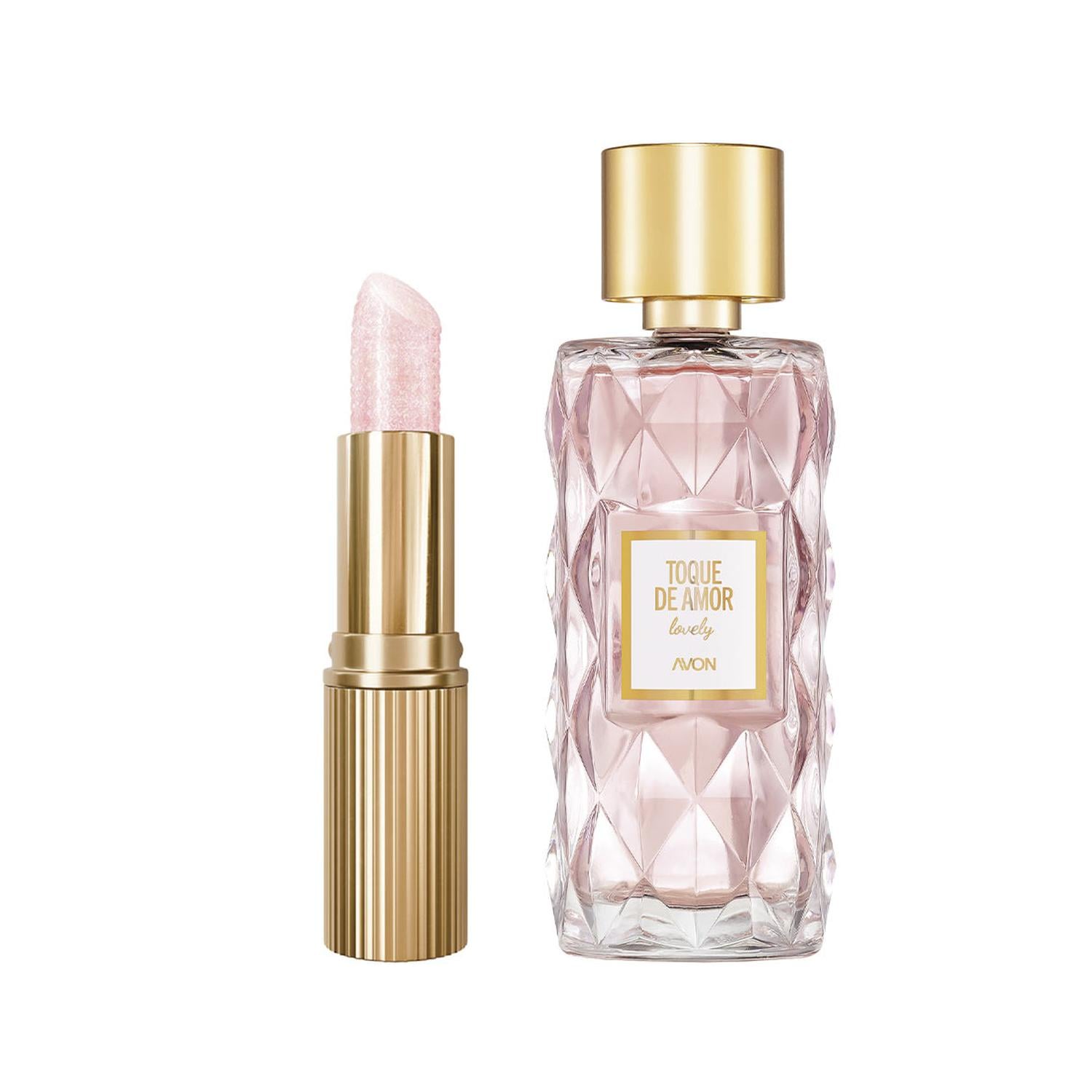 ICONIC COLLECTION TOQUE DE AMOR PERFUME DE MUJER CON LABIAL - 1
