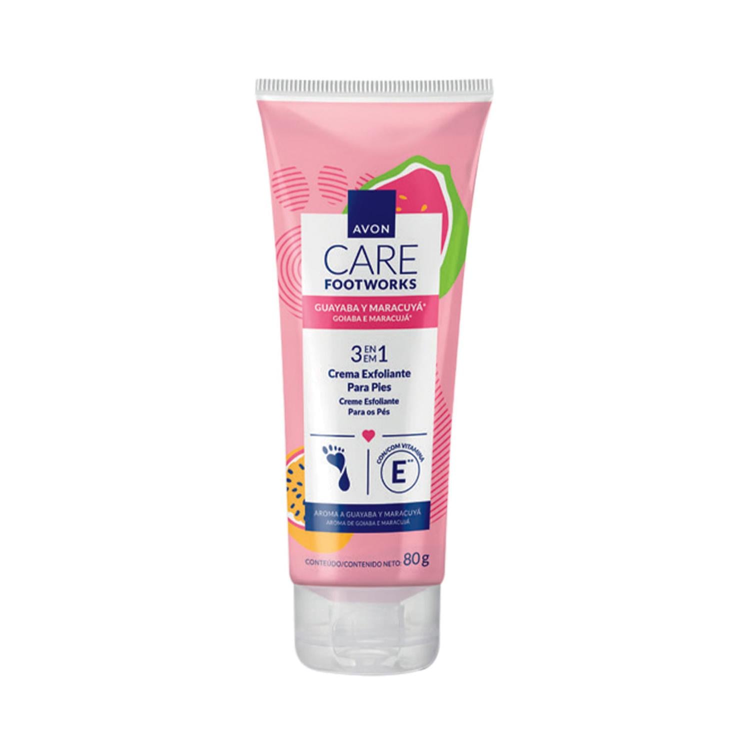 FOOTWORKS CREMA EXFOLIANTE GUAYABA Y MARACUYÁ 80G - 1