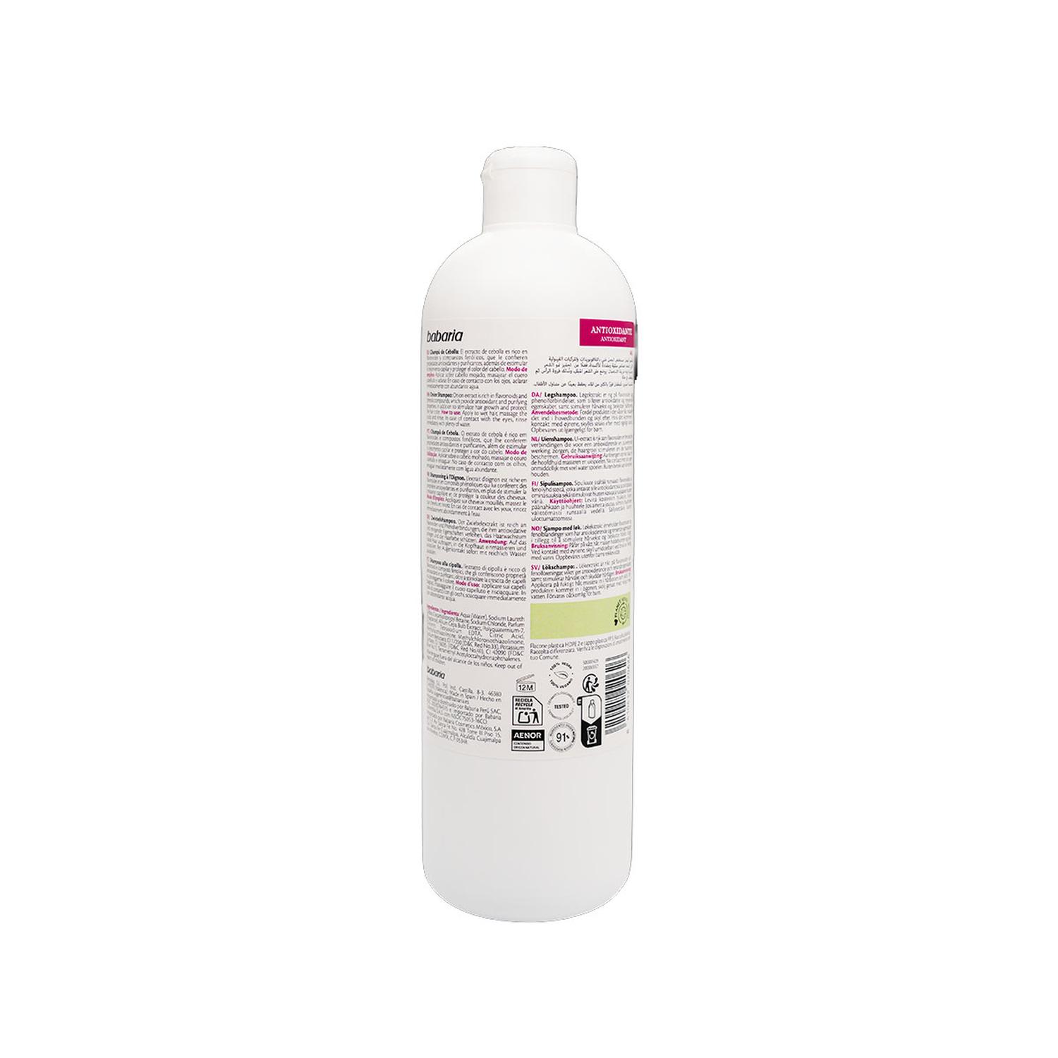 CHAMPU DE CEBOLLA ANTIOXIDANTE 380ML BABARIA - 2