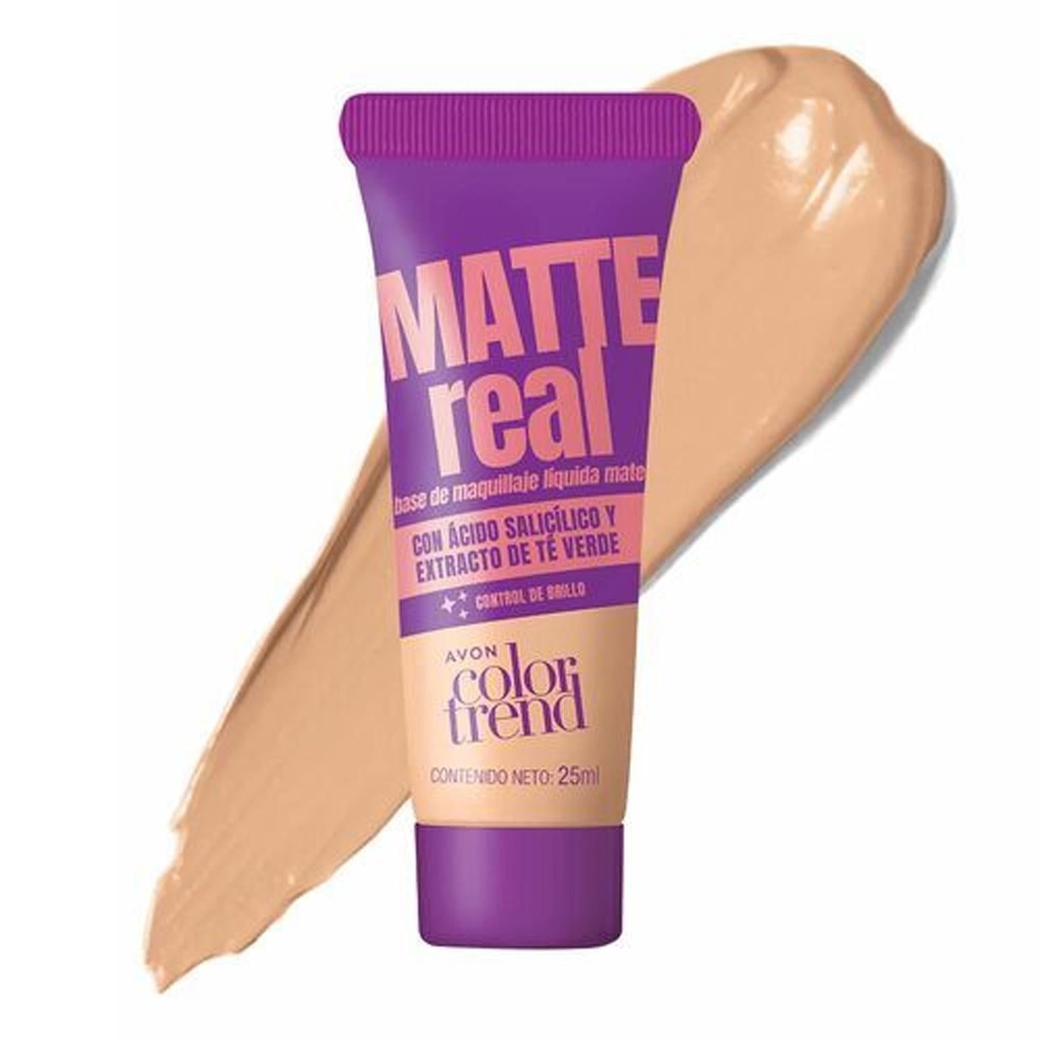 BASE LÍQUIDA CLARO MATTE REAL AVON - 1