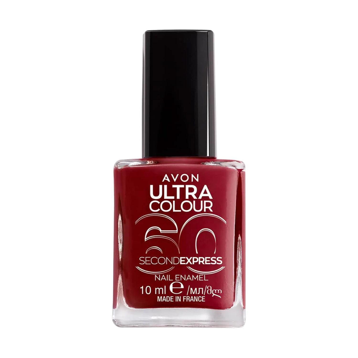 ESMALTE PRO COLOR IN 60 SECONDS LIGHTENING RED AVON TRUE - 1