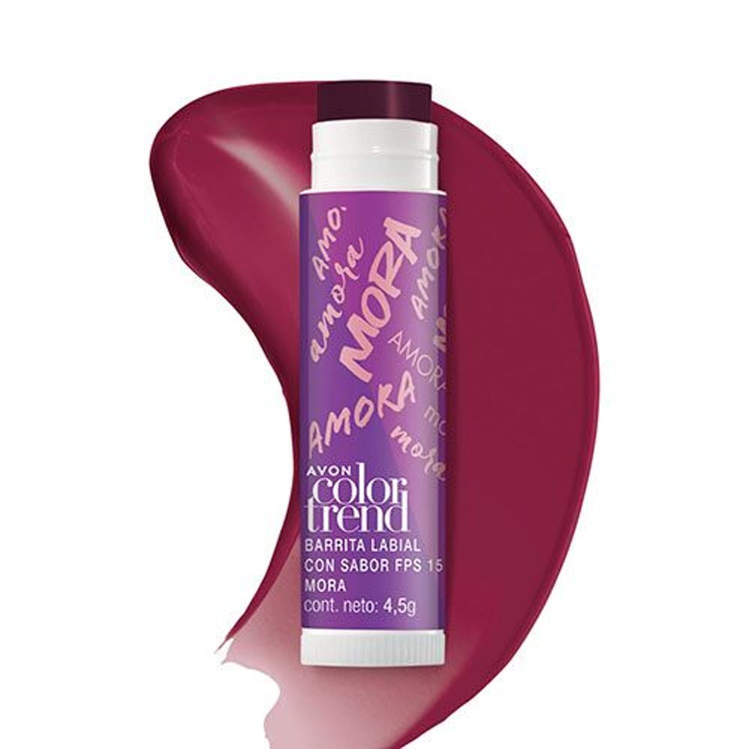 BARRITA LABIAL CON SABOR MORA COLOR TREND - 1
