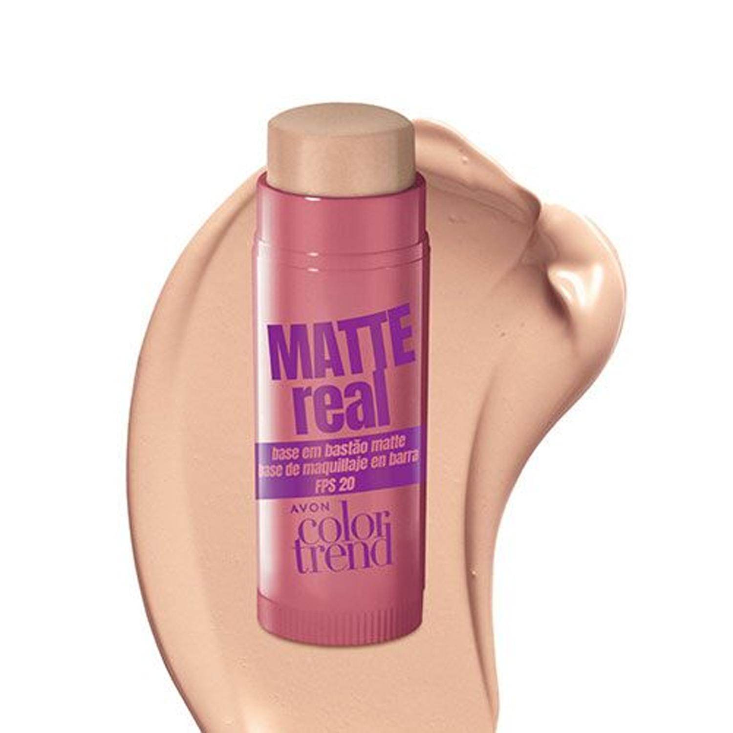 BASE MATE EN BARRA FPS 20 CLARO MATTE REAL AVON - 1