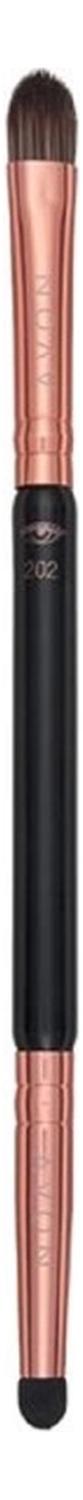 BROCHA DUAL DIFUMINADORA PARA OJOS AVON NEGRO - 1