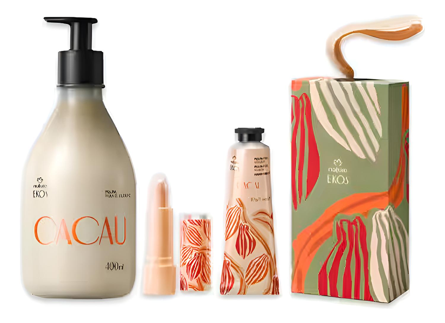KIT EKOS CACAO CREMA CUERPO CON MANOS Y BALSAMO CACAO - 1