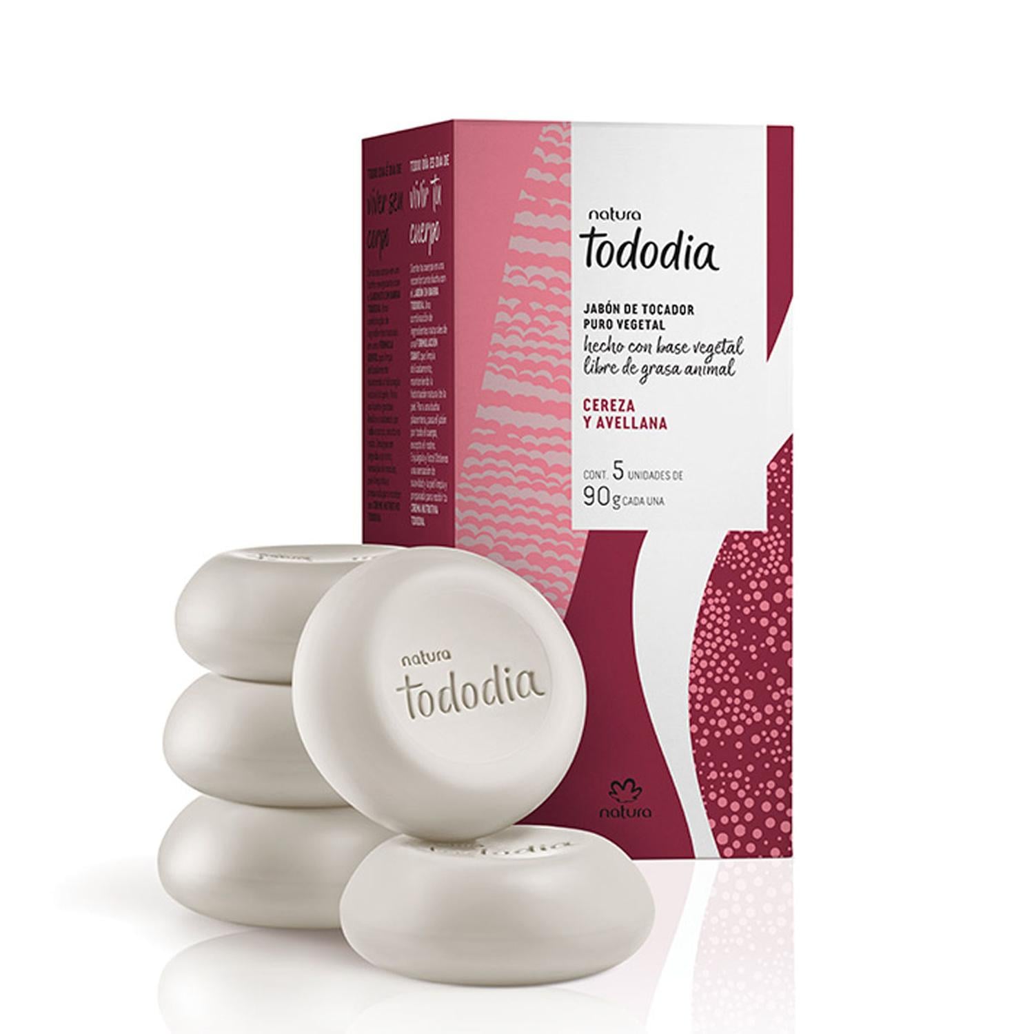 TODODIA CEREZA Y AVELLANA JABONES EN BARRA X5 UND - 1