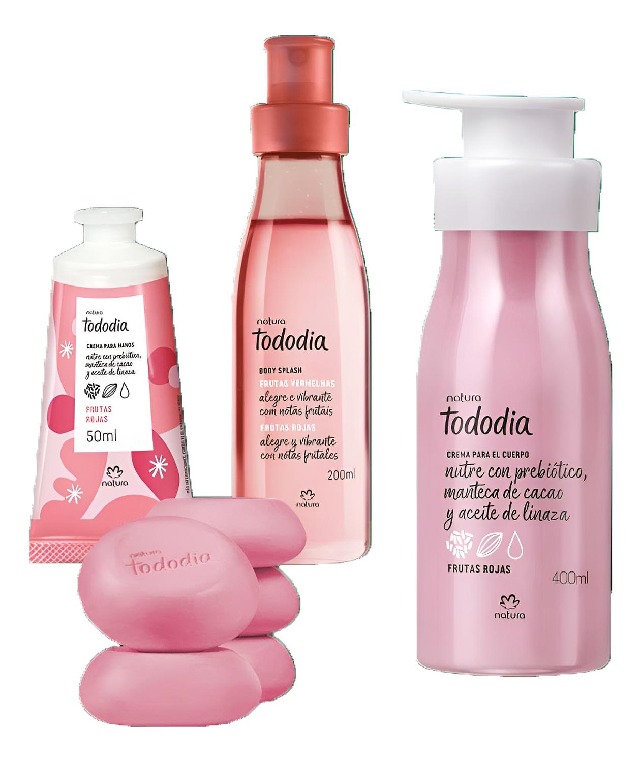 RITUAL TODODIA FRUTAS ROJAS CREMA CUERPO MANOS SPRAY JABON - 1