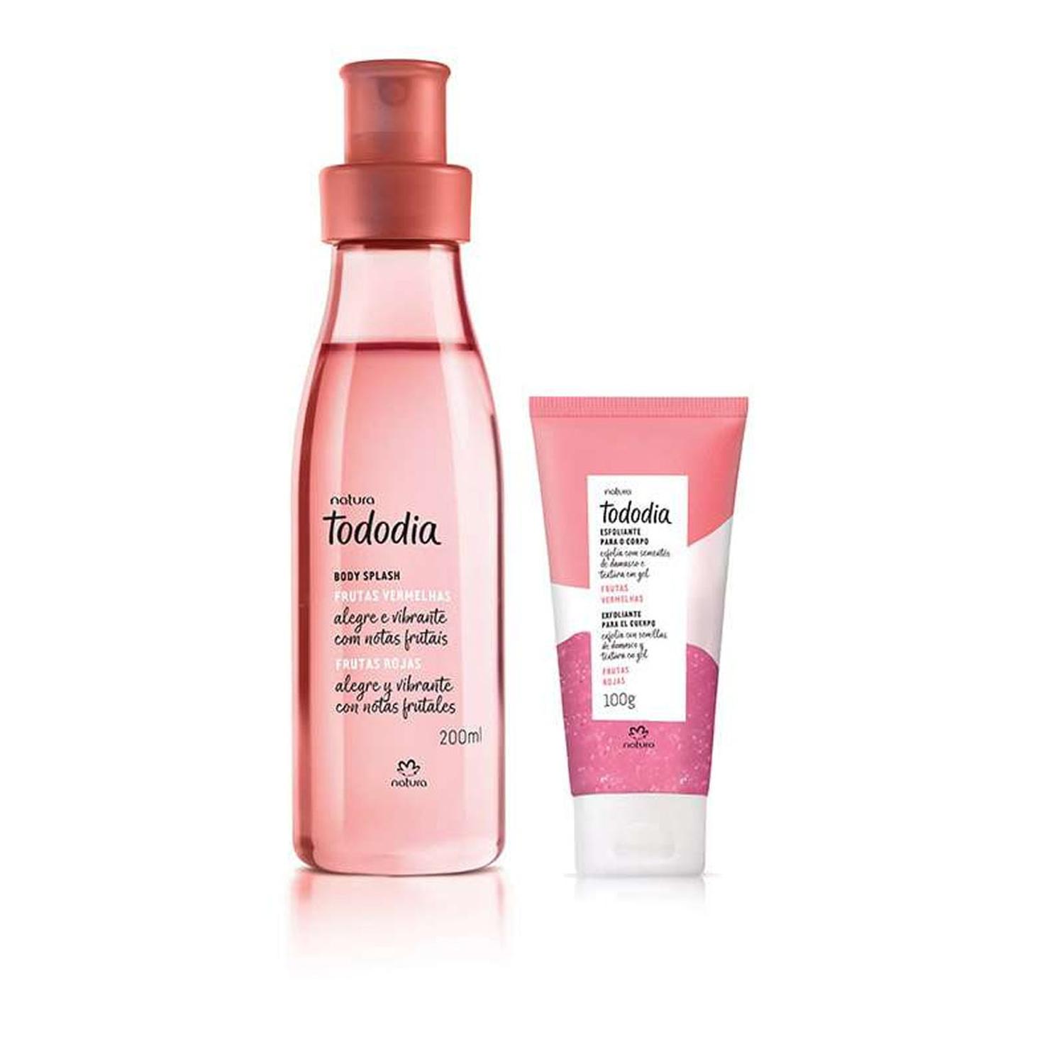 TODODIA FRUTAS ROJAS SPRAY CORPORAL CON EXFOLIANTE - 1