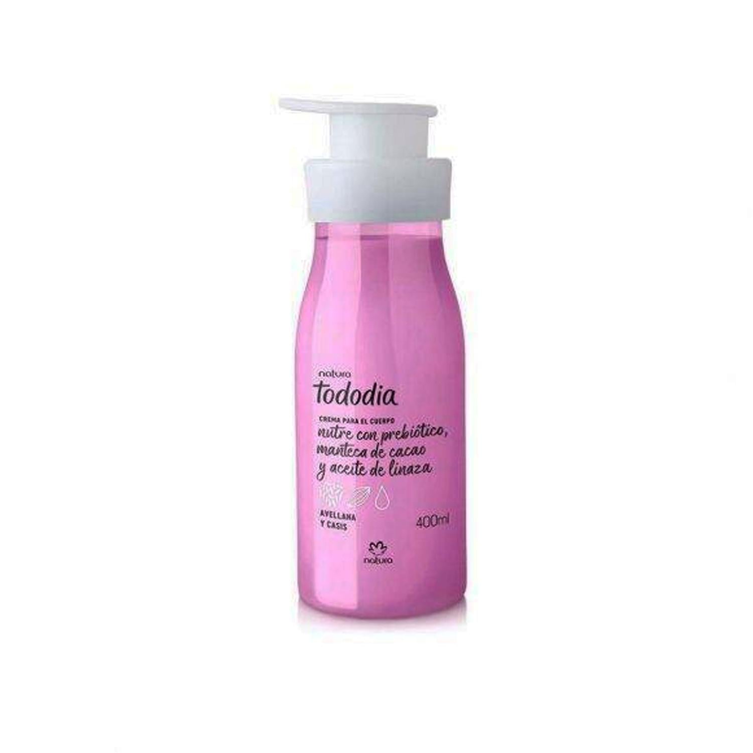 TODODIA AVELLANA Y CASIS CREMA NUTRITIVA CORPORAL 400ML - 1