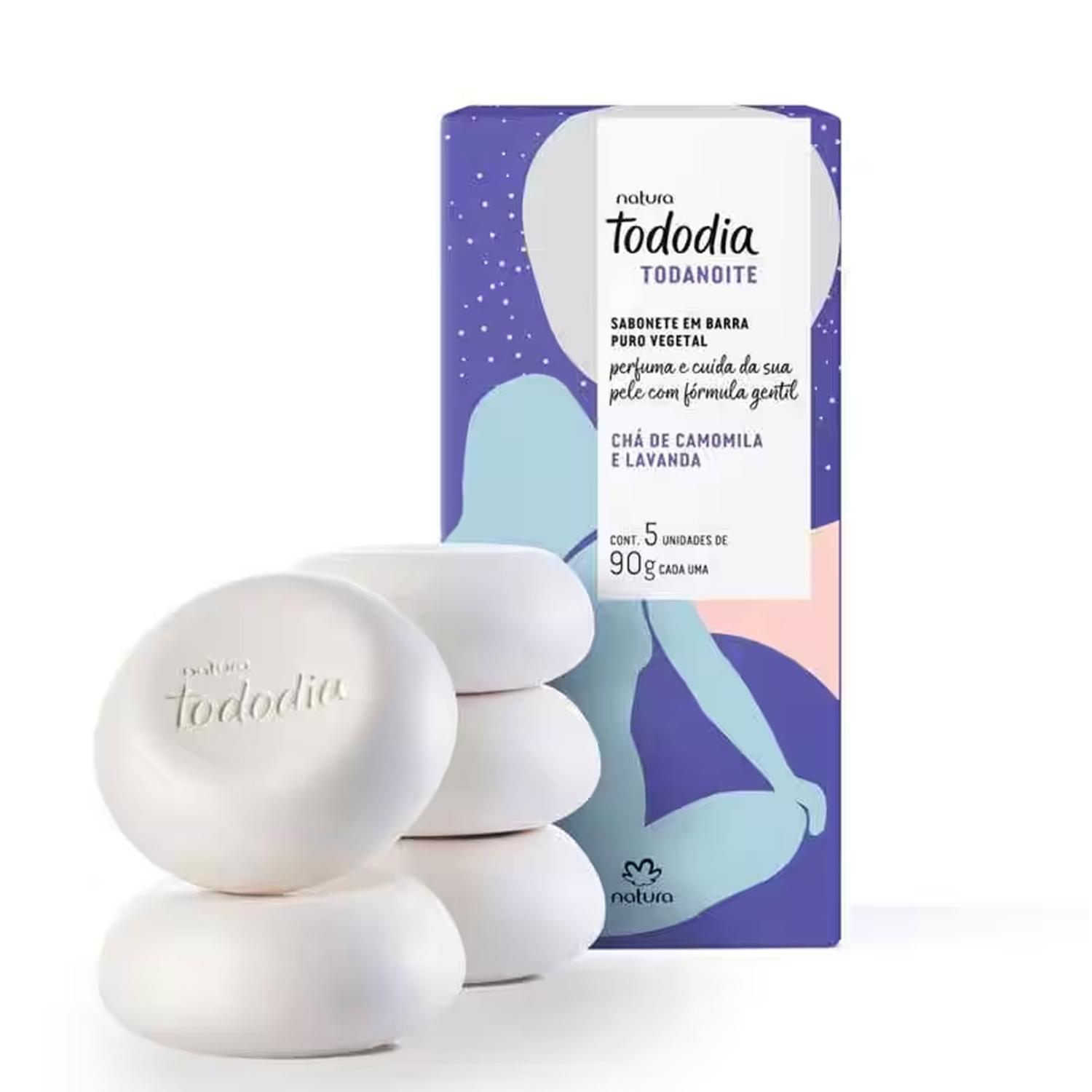 TODODIA TODANOITE JABONES EN BARRA  CAJA CON 5 UNIDADES DE 90G - 1