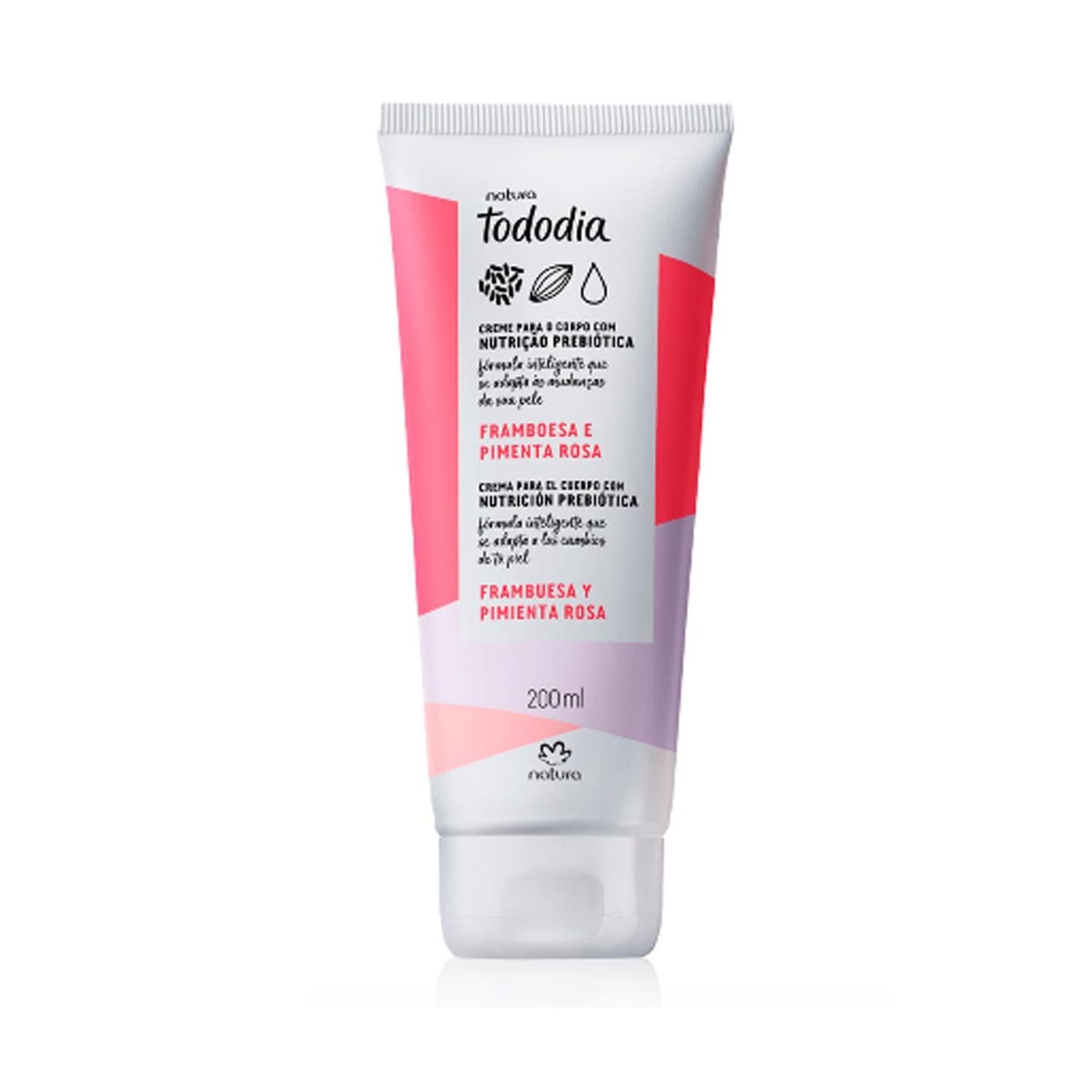 TODODIA FRAMBUESA Y PIMIENTA ROSA HIDRATANTE CORPORAL 200ML - 1