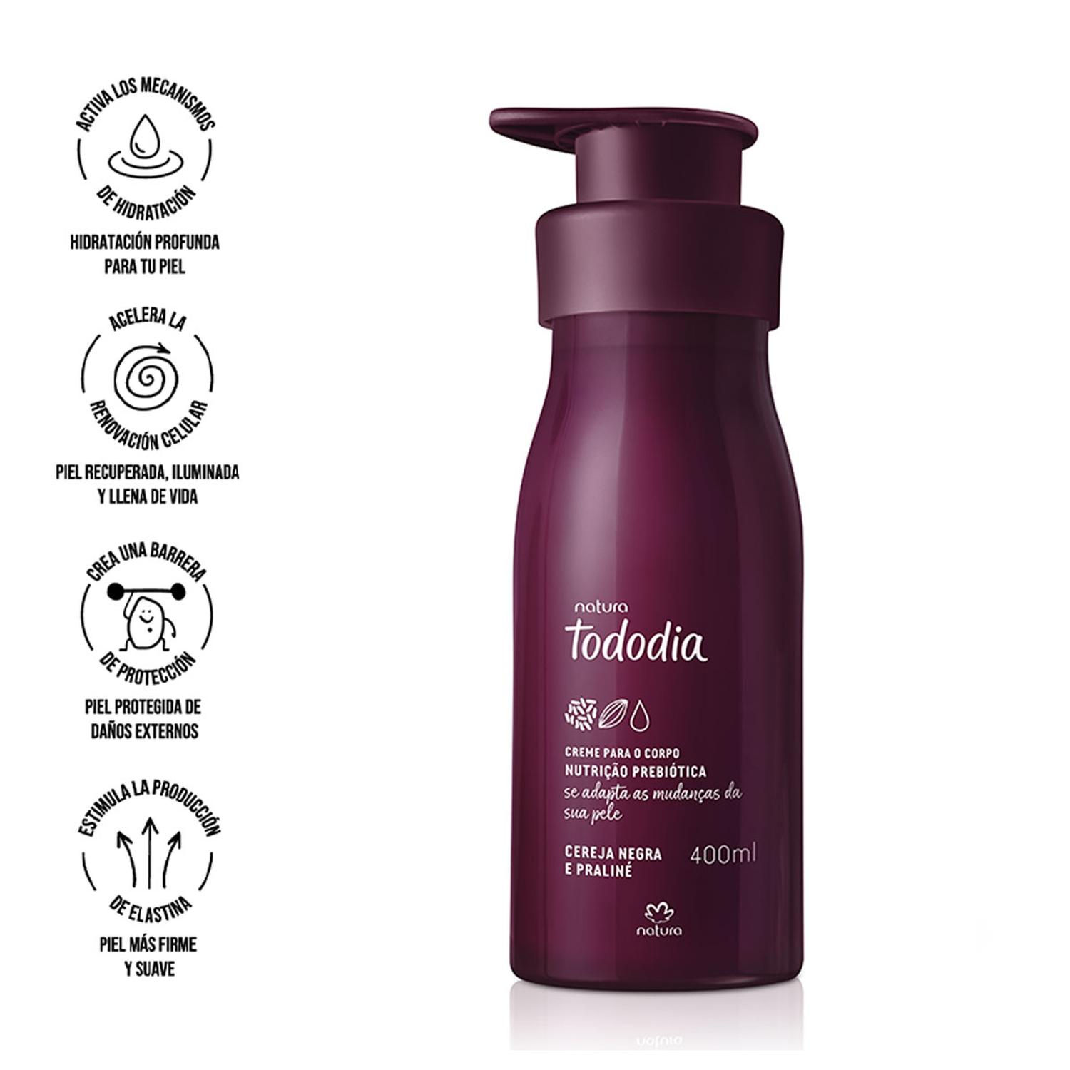TODODIA CEREZA NEGRA Y ALMENDRAS DULCES HIDRATANTE CORPORAL 400 ML - 1