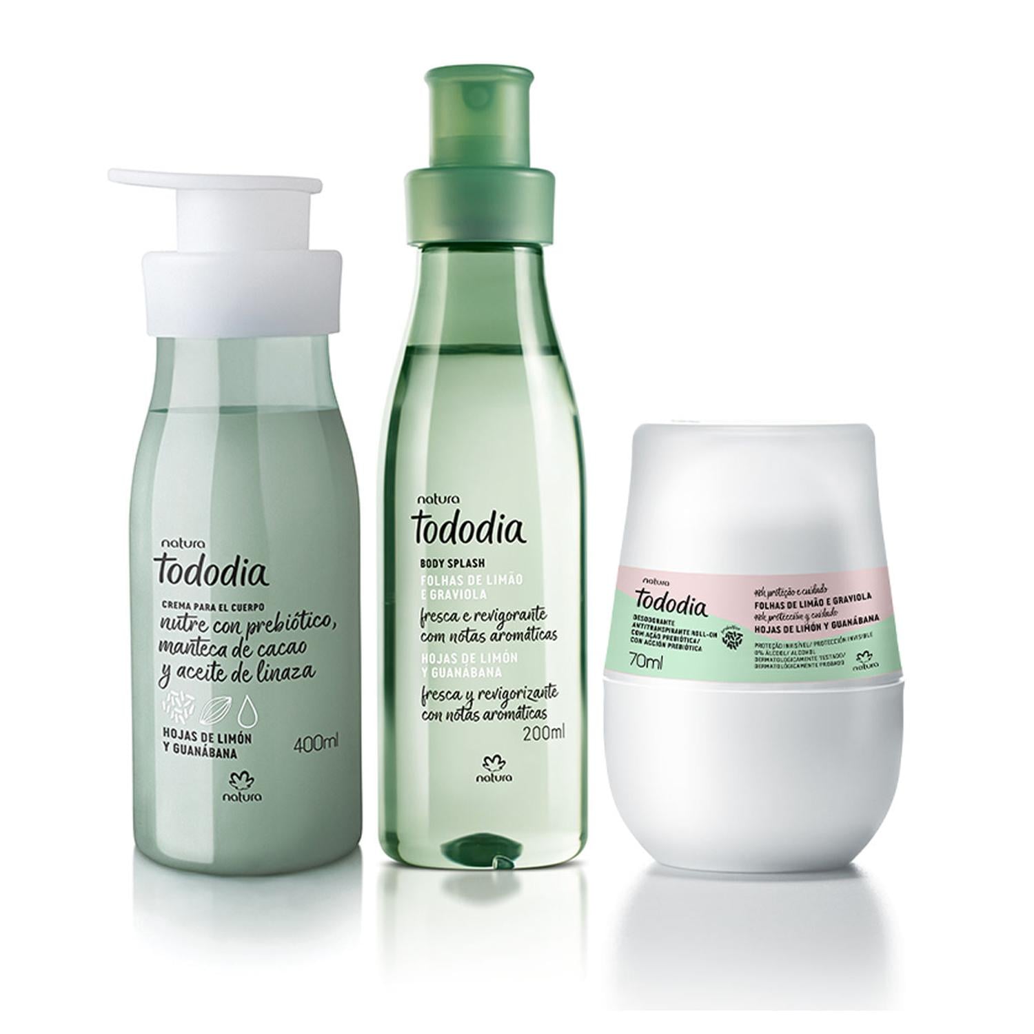 TODODIA HOJAS DE LIMÓN Y GUANÁBANA CREMA SPRAY Y DEO - 1