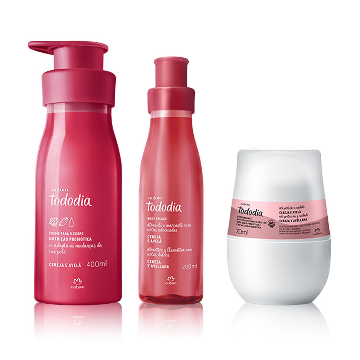 TODODIA CEREZA Y AVELLANA CREMA CUERPO CON DEO Y SPRAY - 1