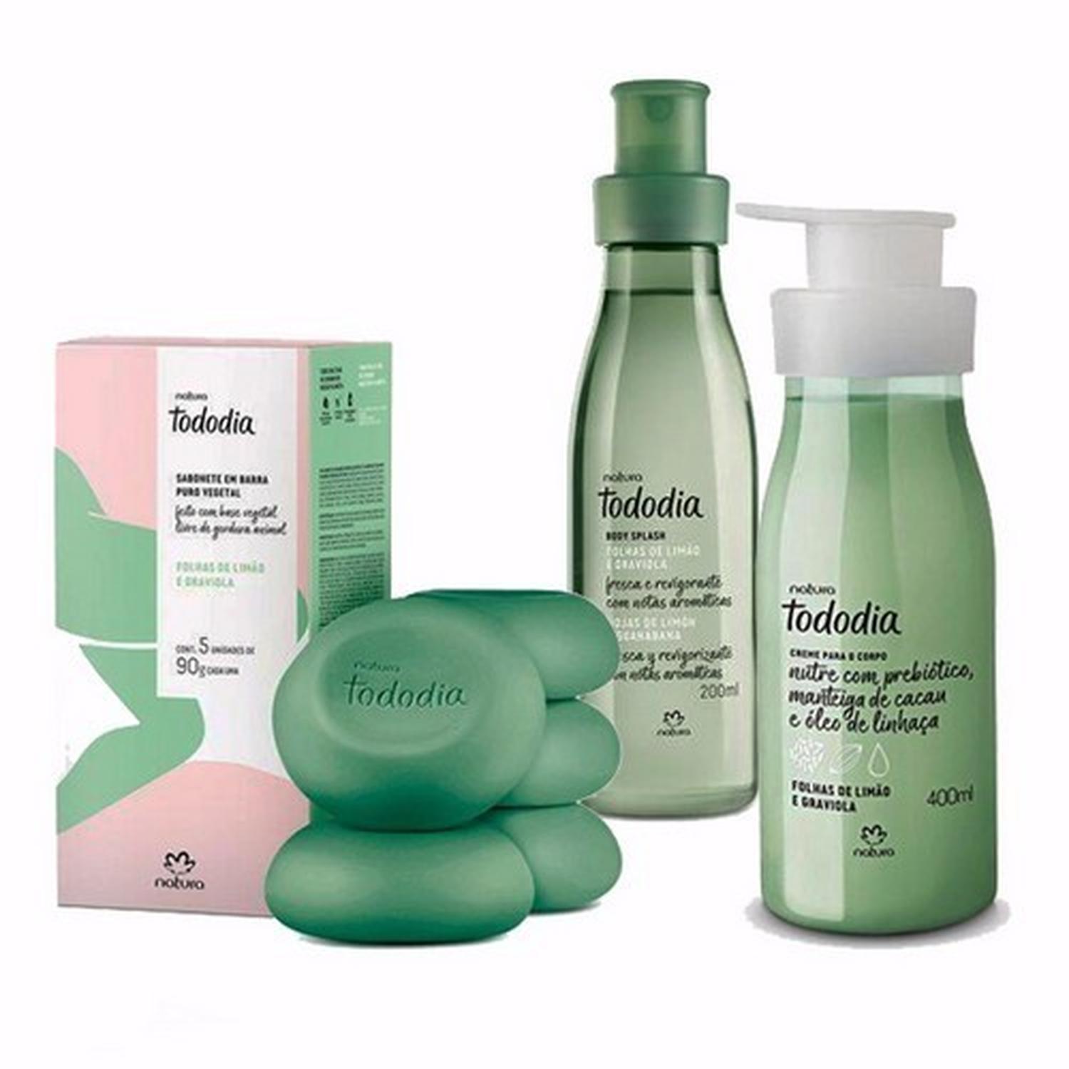 TODODIA HOJAS DE LIMÓN Y GUANÁBANA CREMA SPRAY Y JABONES - 1