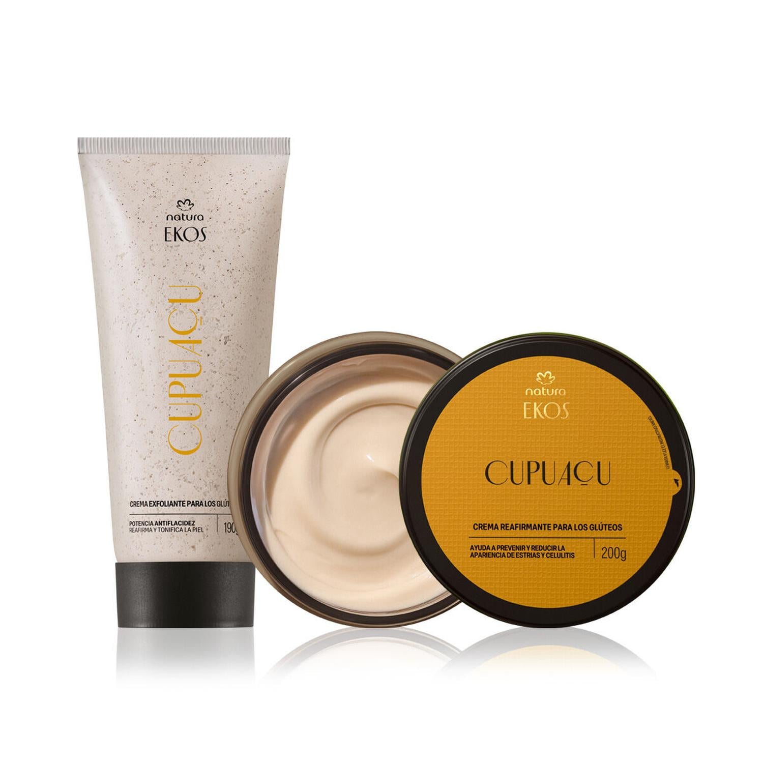KIT EKOS CUPUAÇU CREMA EXFOLIANTE CON CREMA REAFIRMANTE - 1
