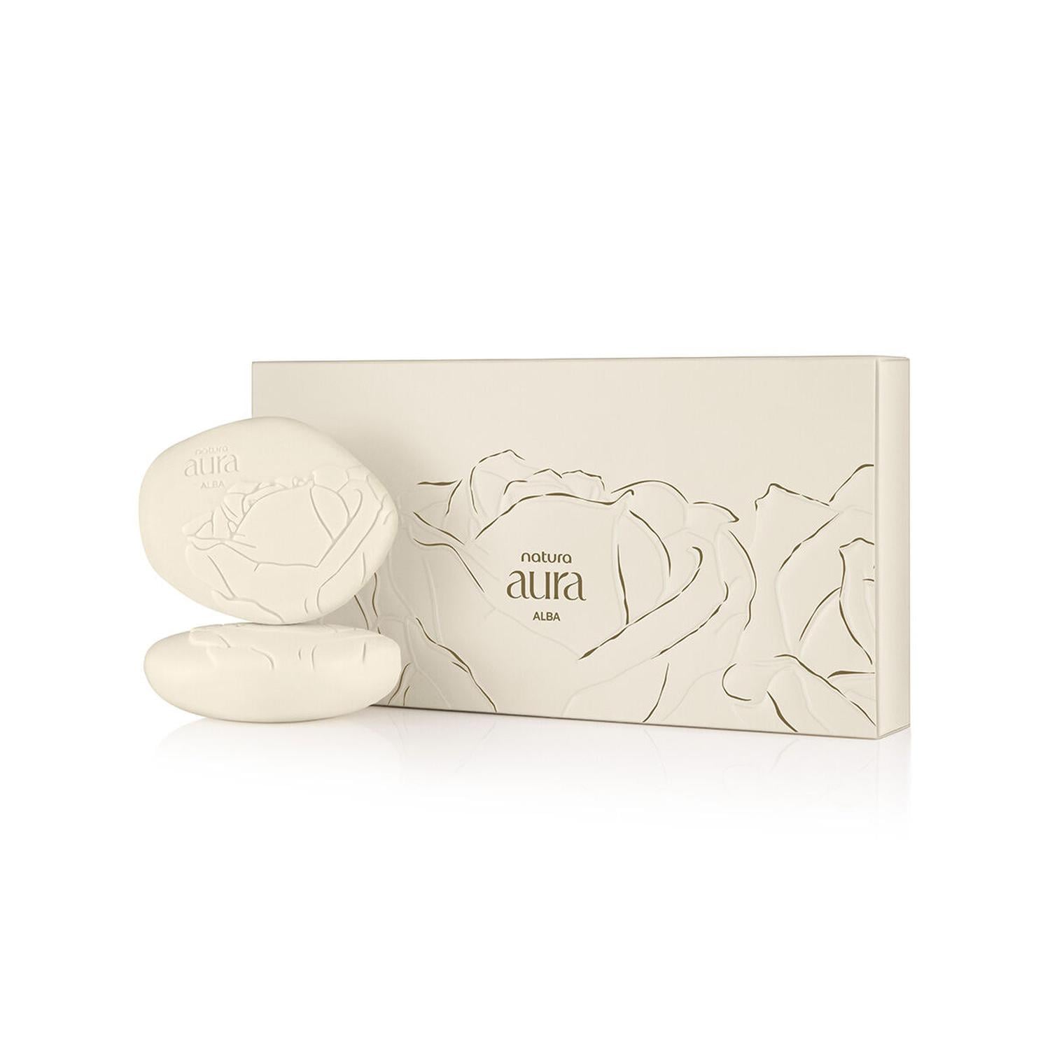 JABONES PERFUMADOS EN BARRA NATURA AURA ALBA - 1