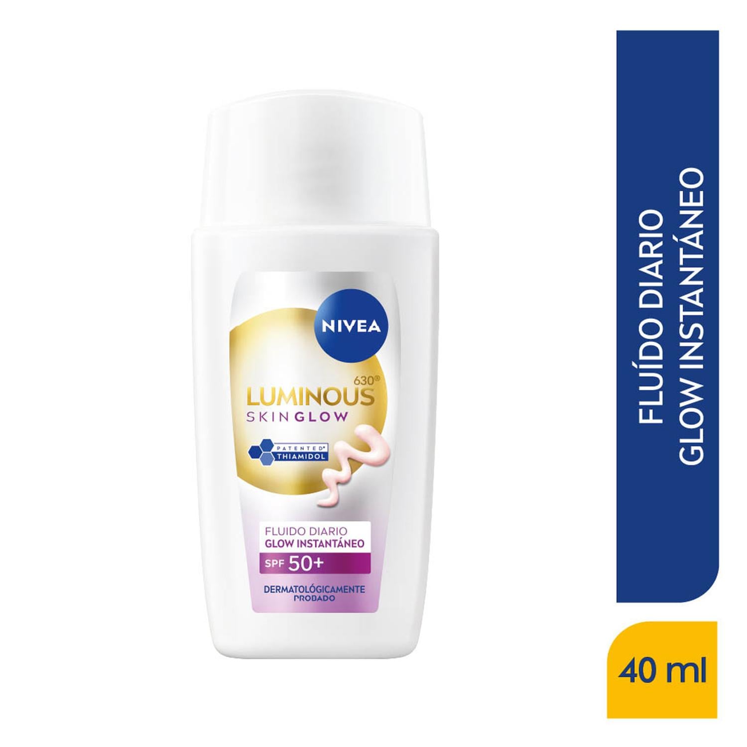 FLUIDO FACIAL NIVEA LUMINOUS 630 SKIN GLOW FPS 50+ - 1
