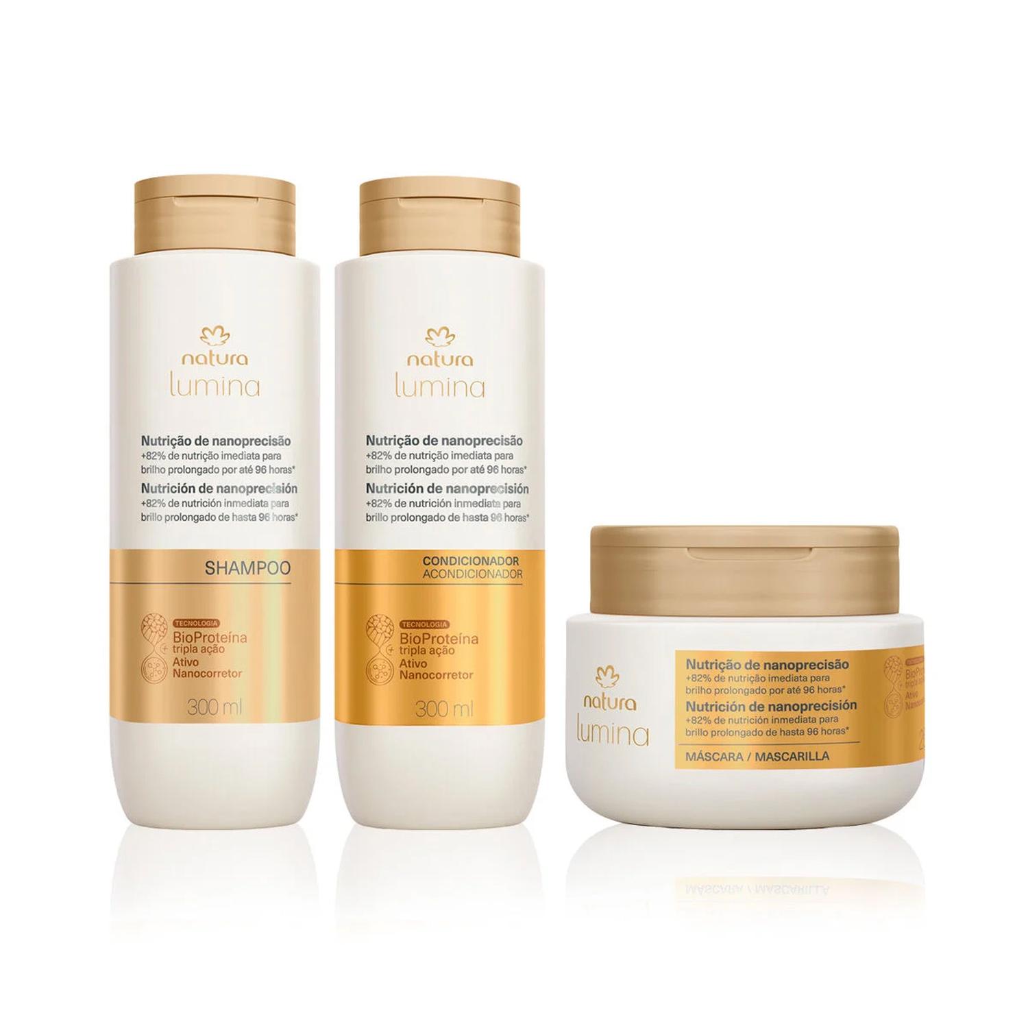 KIT X3 LUMINA CAPILAR NUTRICIÓN DE NANOPRECISIÓN SH ACC Y MASC - 1
