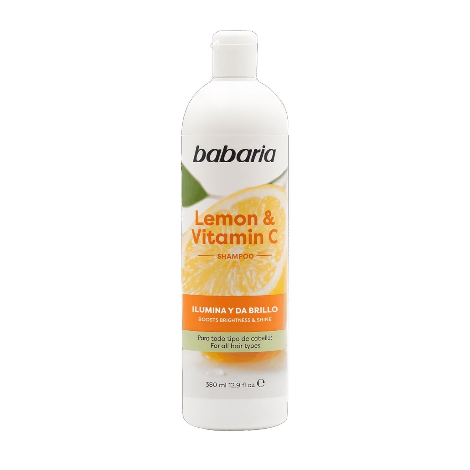 CHAMPÚ LIMÓN Y VITAMINA C 380ML BABARIA - 1
