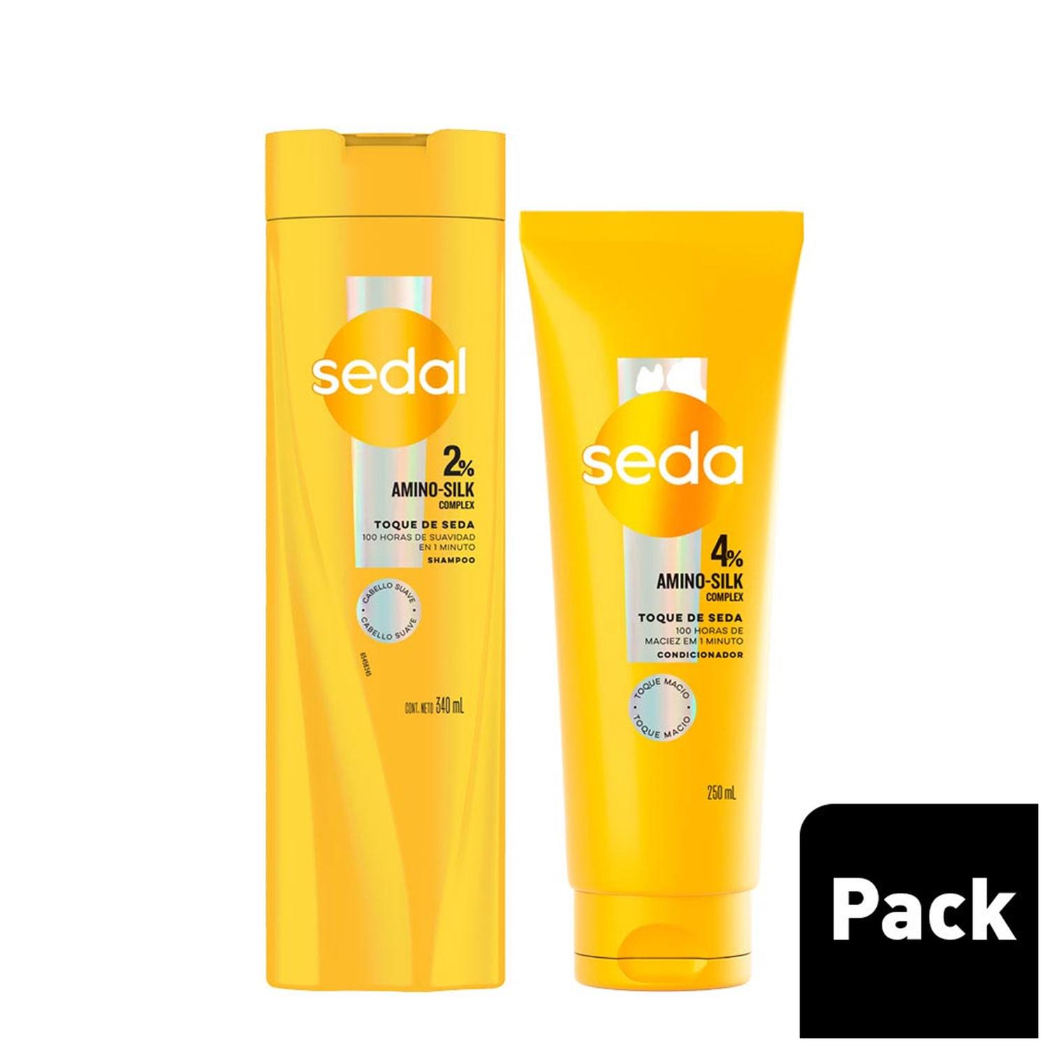 KIT X2 SEDAL TOQUE DE SEDA SHAMPOO + ACONDICIONADOR - 1