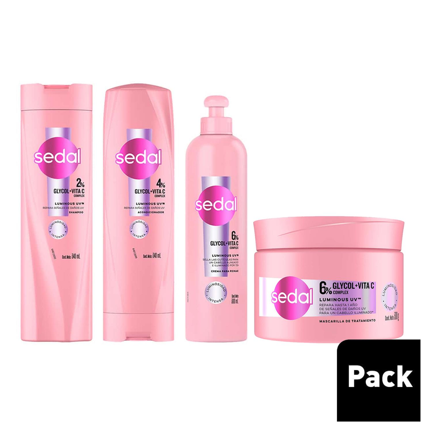 KIT X4 SEDAL LUMINOUS UV SH+ACC+CPP+MASC - 1