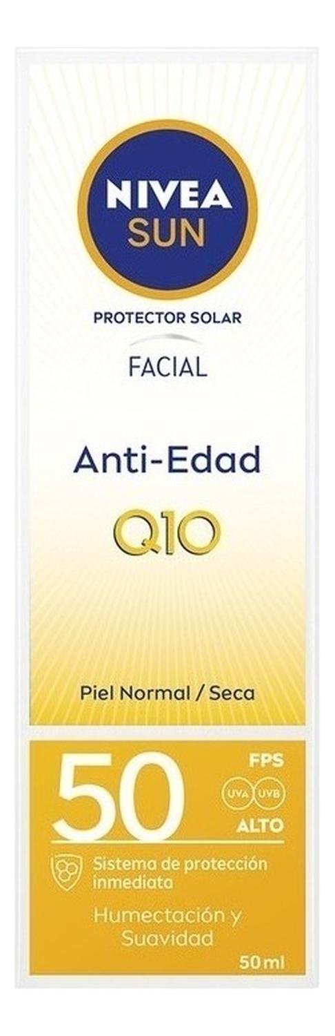 PROTECTOR SOLAR FACIAL NIVEA SUN ANTI EDAD Q10 FPS50+ 50 ML - 6