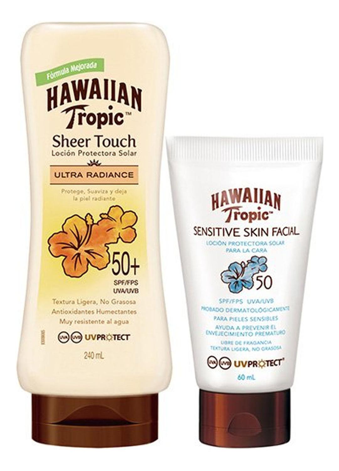SENSITIVE SKIN FACIAL SPF50 SHEER TOUCH SP50 HAWAIIAN TROPIC - 1